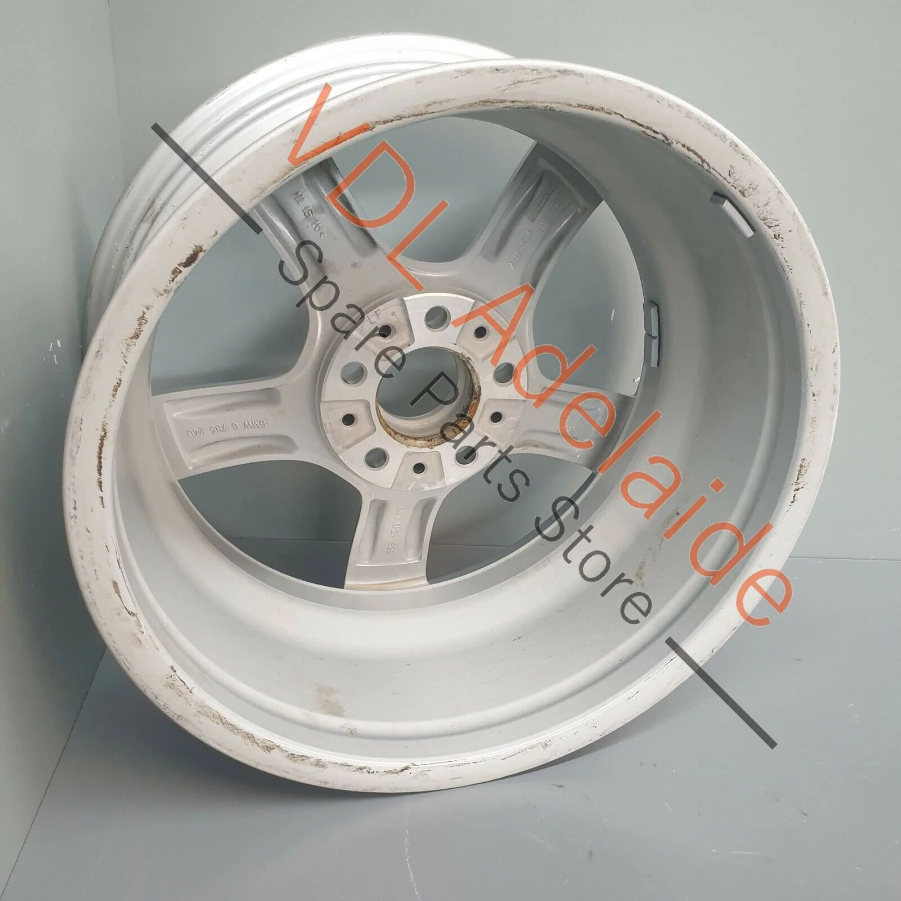 1x Genuine Original BMW Alloy Wheel 5 Five Star Spoke 17 x 8 Style BM129 - Image 7