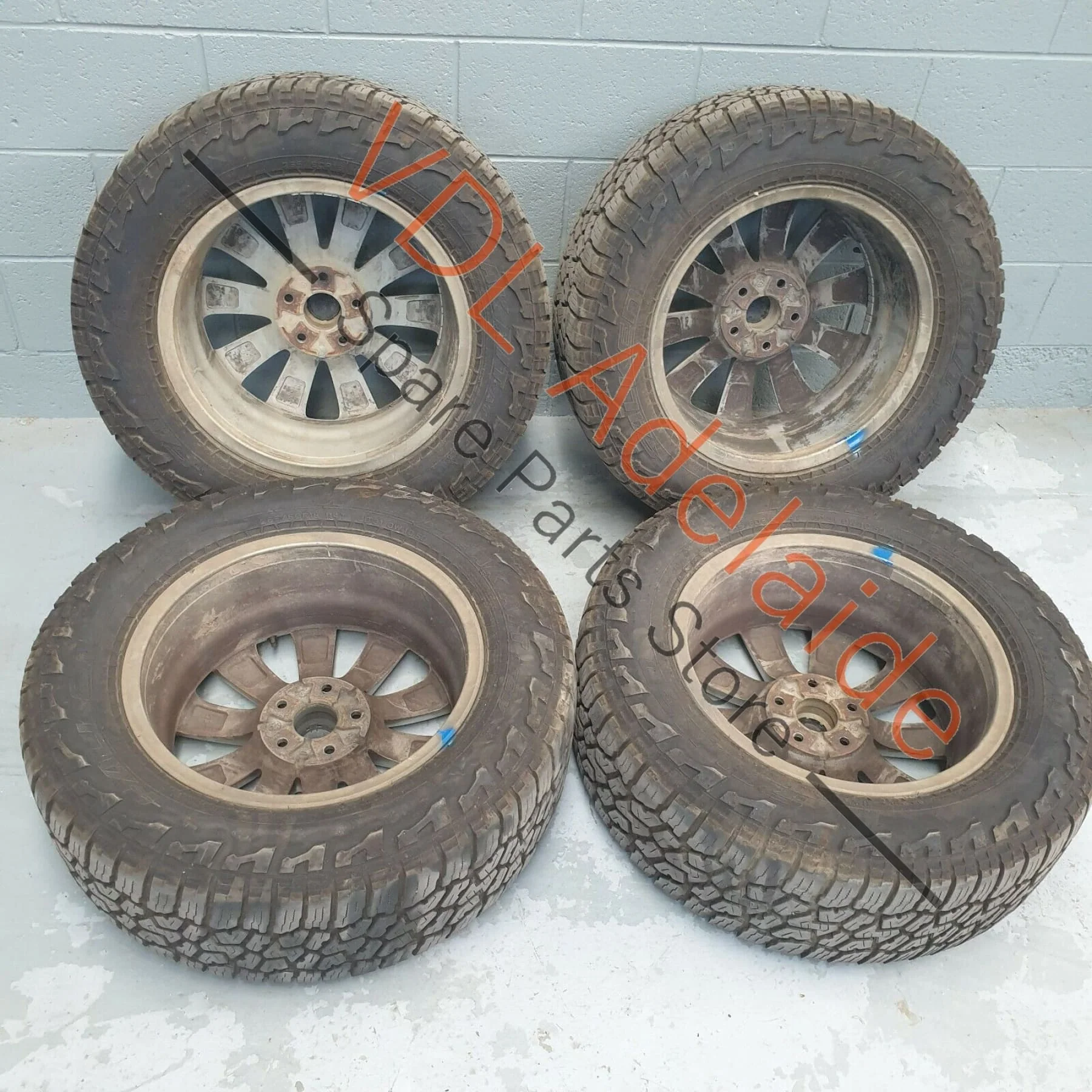VW Amarok Set 18 x 7.5 Durban Alloy Rim Wheel & Tyre Set Falken Wildpeak AT3 - Image 8
