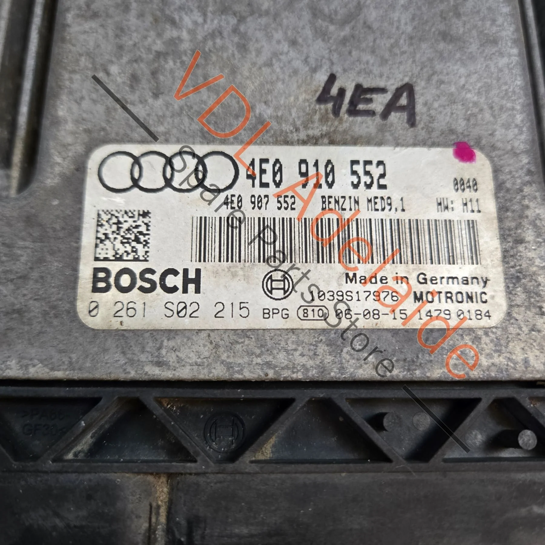 Audi D3 S8 V10 Engine ECU Controller 4E0910552X MED9.1 BSM 450PS 331kw - Image 7
