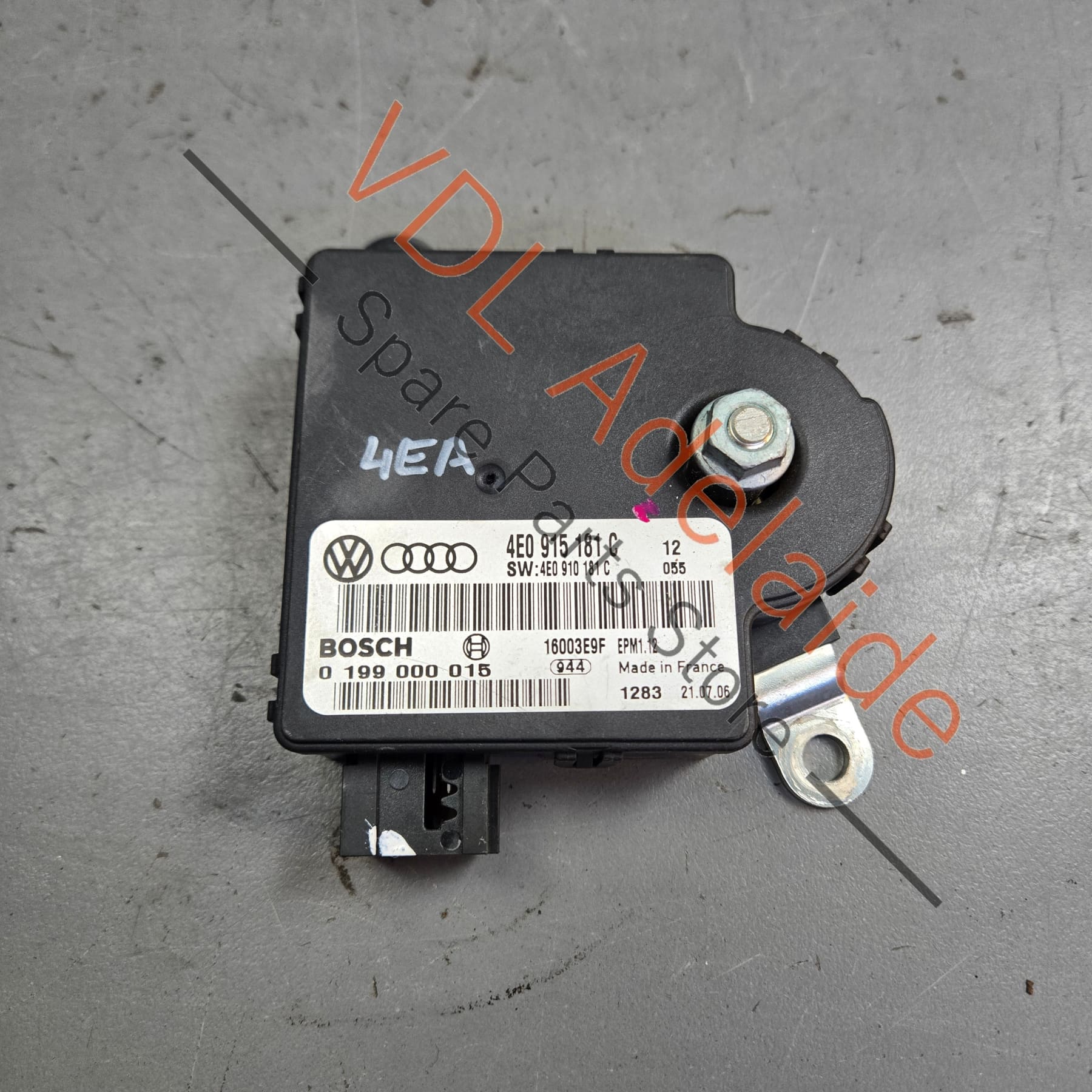 Audi A8 S8 D3 Control Unit for Battery Monitoring 4E0910181C 4E0915181C