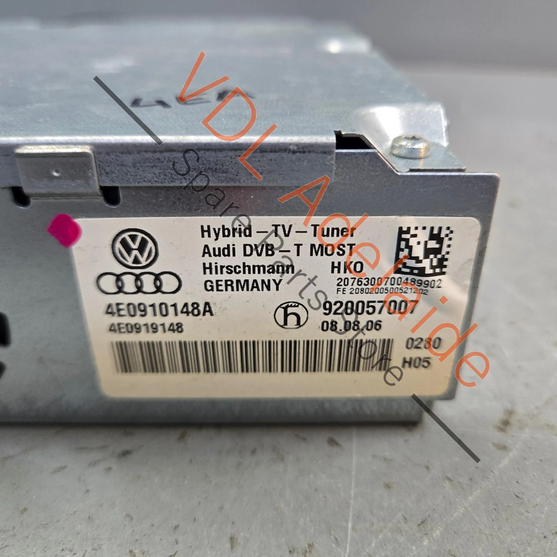 Audi Television Tuner Interface Box Control Module 4E0910148A - Image 2