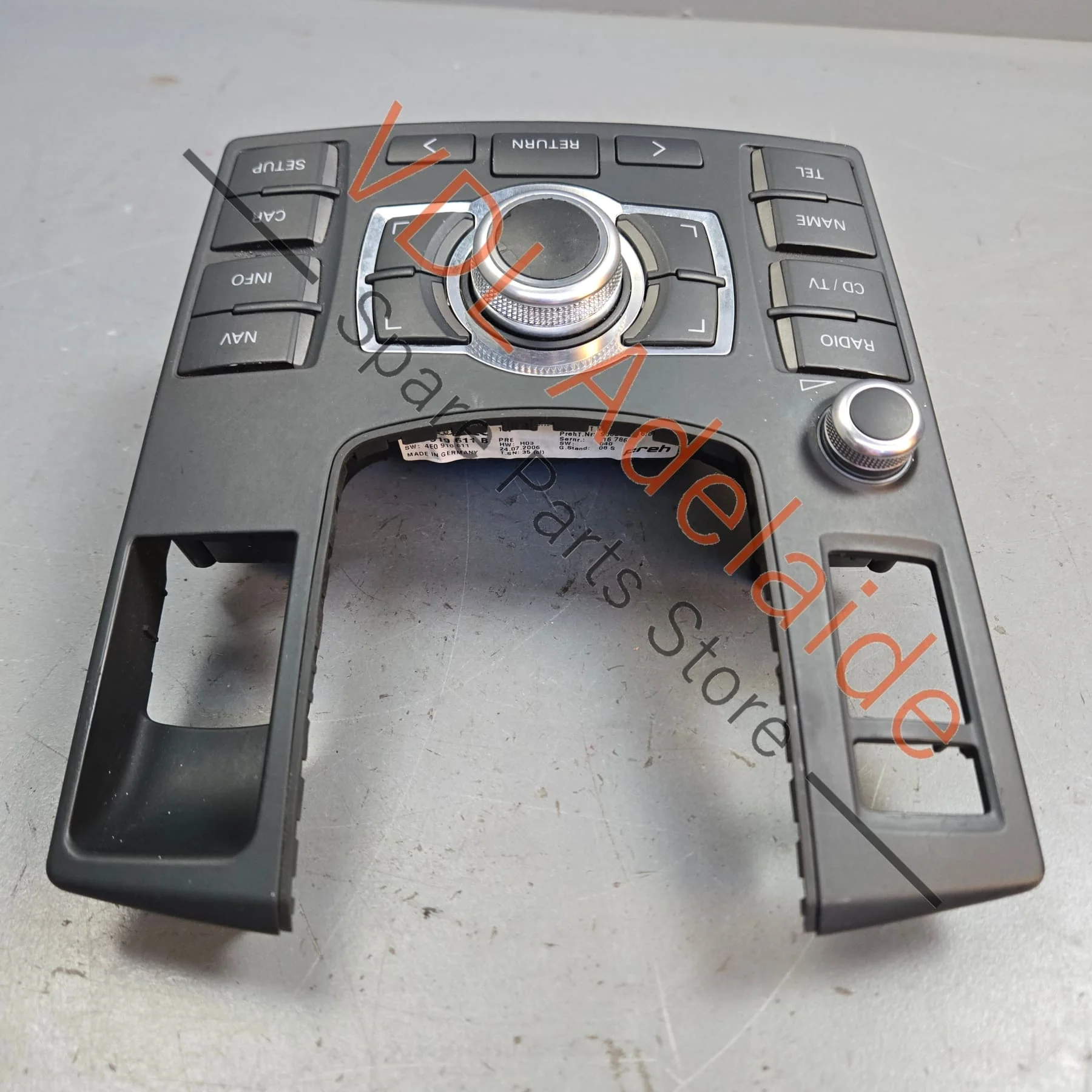 Audi A8 S8 MMI Radio Control Button Switch 4E2919612B - Image 6