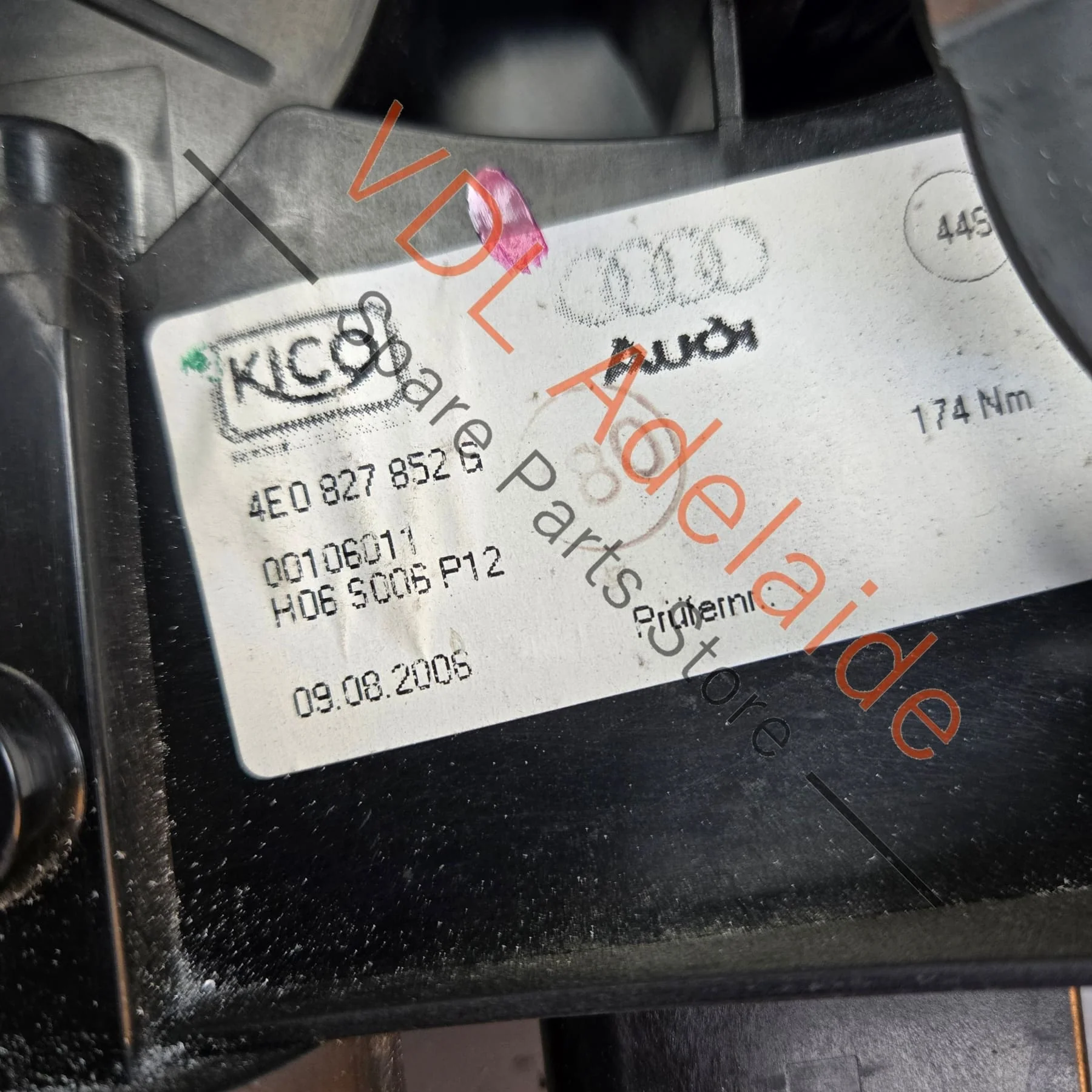 Audi A8 S8 Automatic Boot Lid Opening Drive Unit Engine Motor 4E0827852H - Image 3