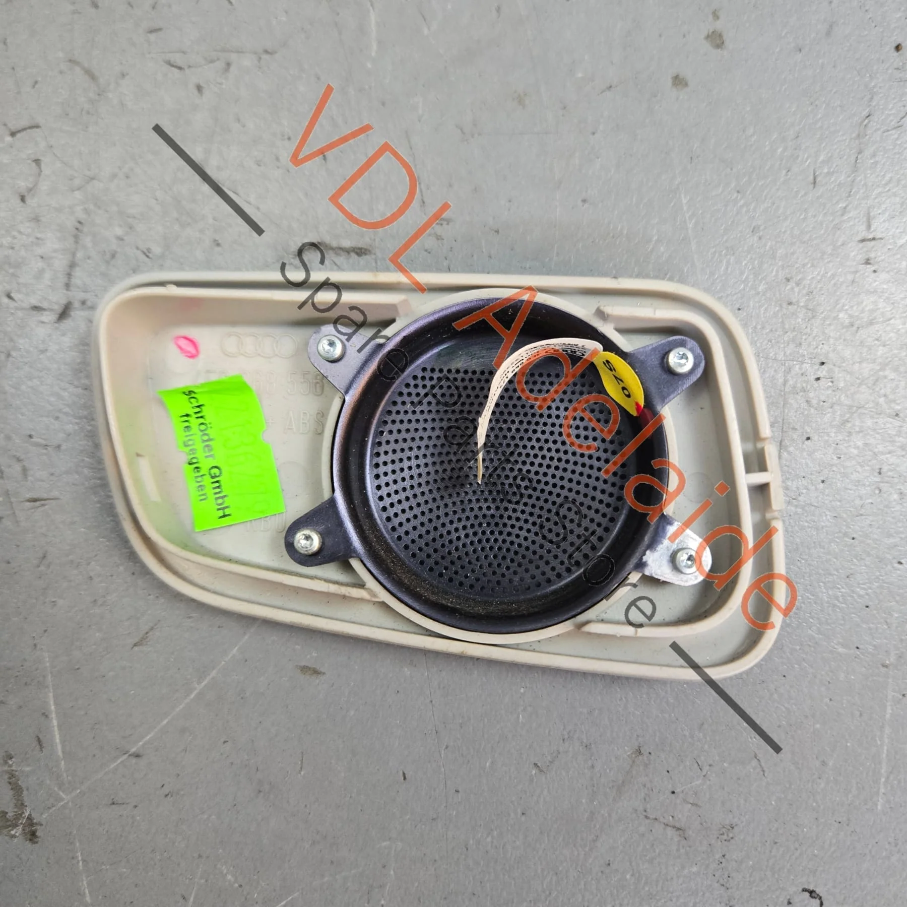 Audi A8 S8 Stainless Steel Speaker Cover Trim for Small Speaker 4E0868175 - Image 3