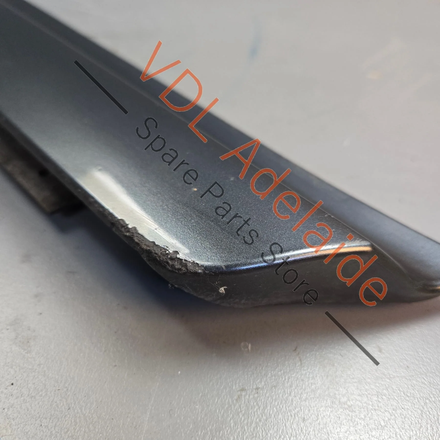 Audi A8 S8 Rear Left Lower Exterior Door Trim Moulding Plastic 4E0853969C - Image 3