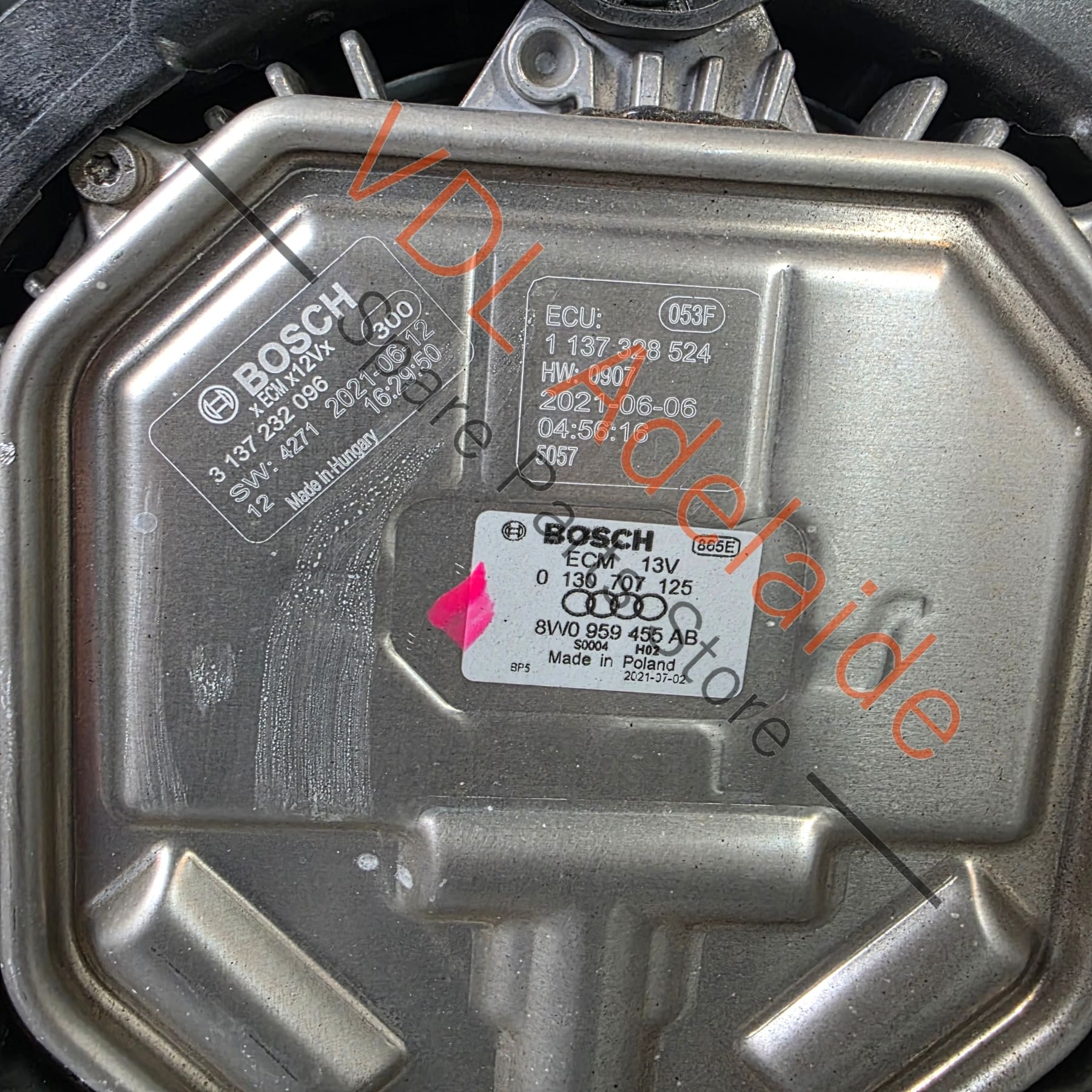 Audi RS7 4K Q7 4M Radiator fan assembly 8W0121207C 8W0959455AB 8W0959455AA - Image 5