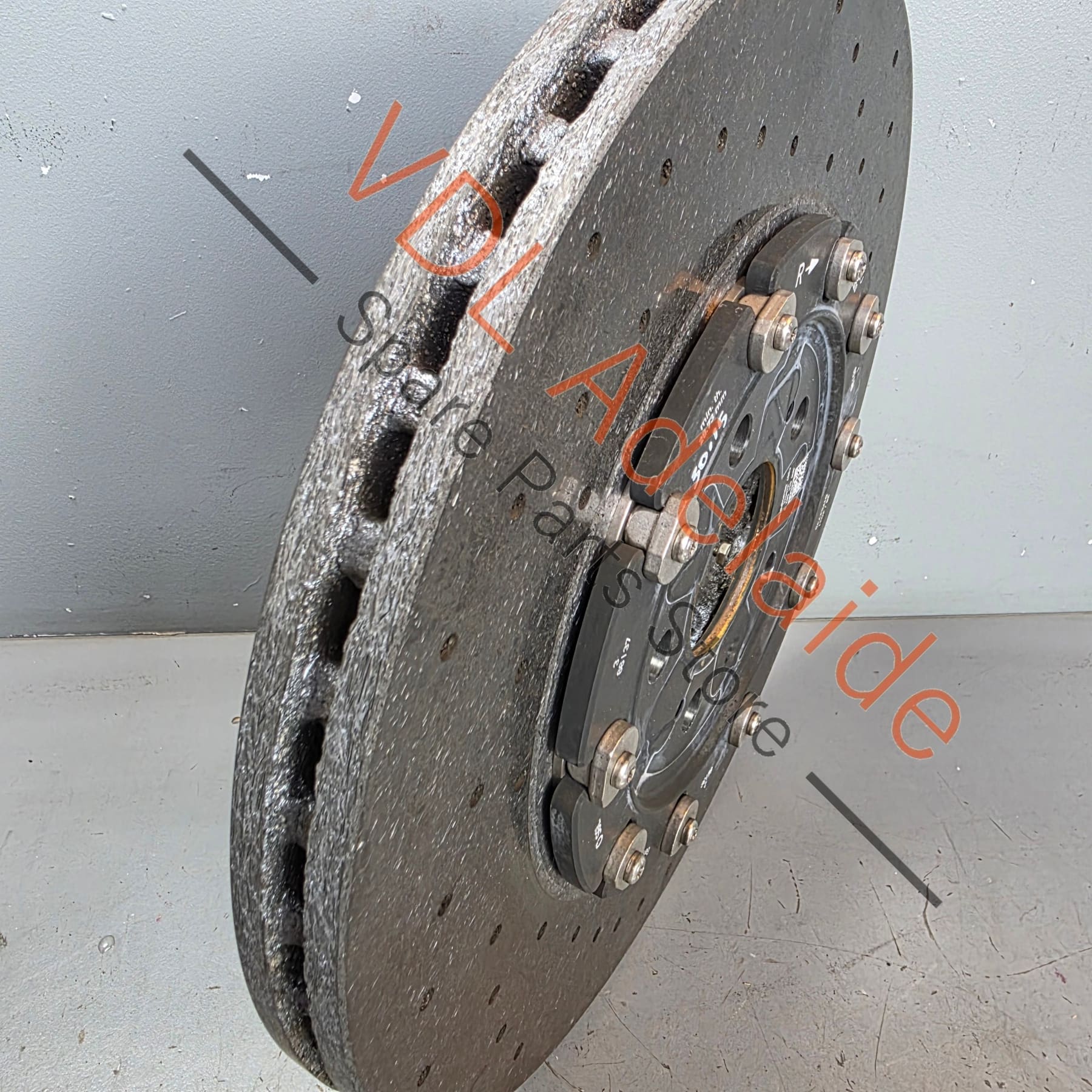 Audi RS6 RS7 RS8 Carbon Ceramic Rear Right Brake Disc Rotor 370mm x 30mm 4M0615602J - Image 2