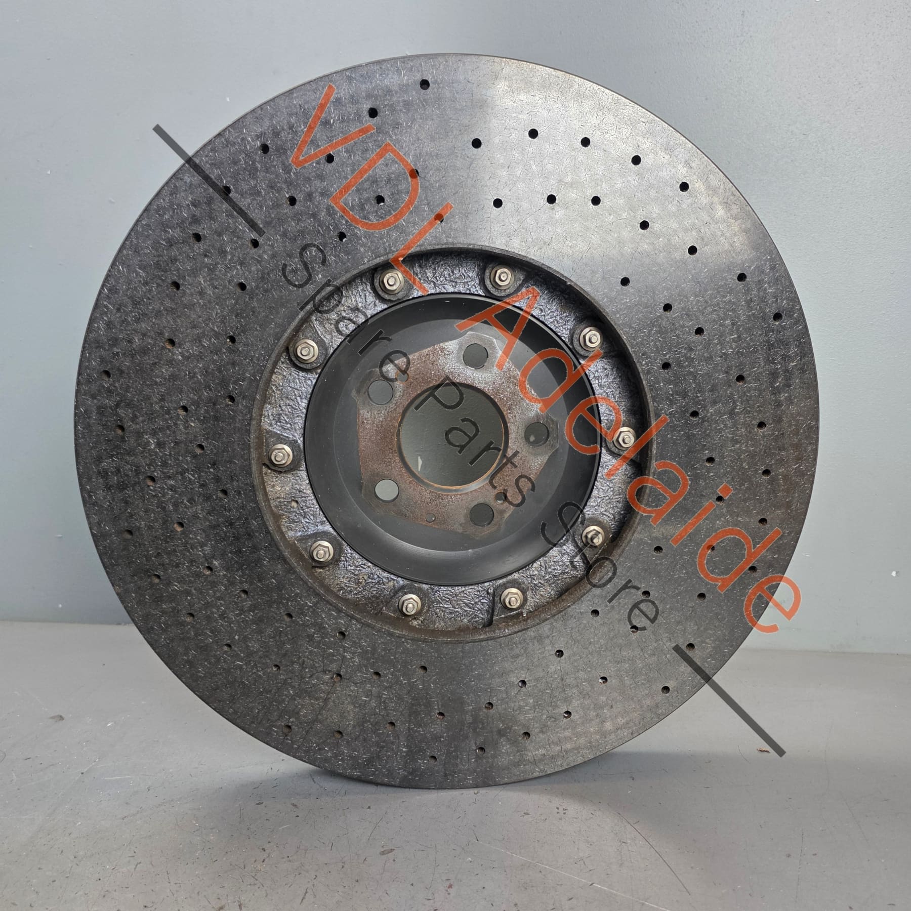 Audi RS6 RS7 Carbon Ceramic Front Right Brake Disc Rotor 440mm x 40mm 4M0615302R 4M0615302E - Image 9