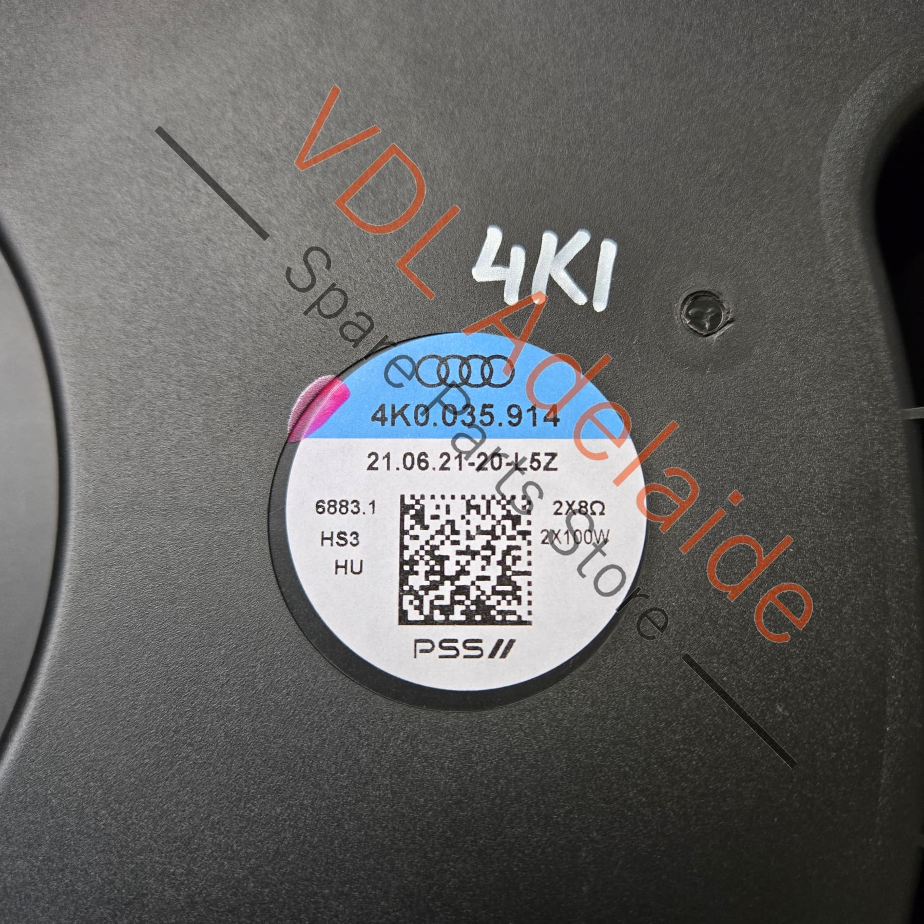 Audi RS6 S7 RS7 Rear Bass Subwoofer for Spare Wheel Boot 4K0035914 Bang Olufsen - Image 2