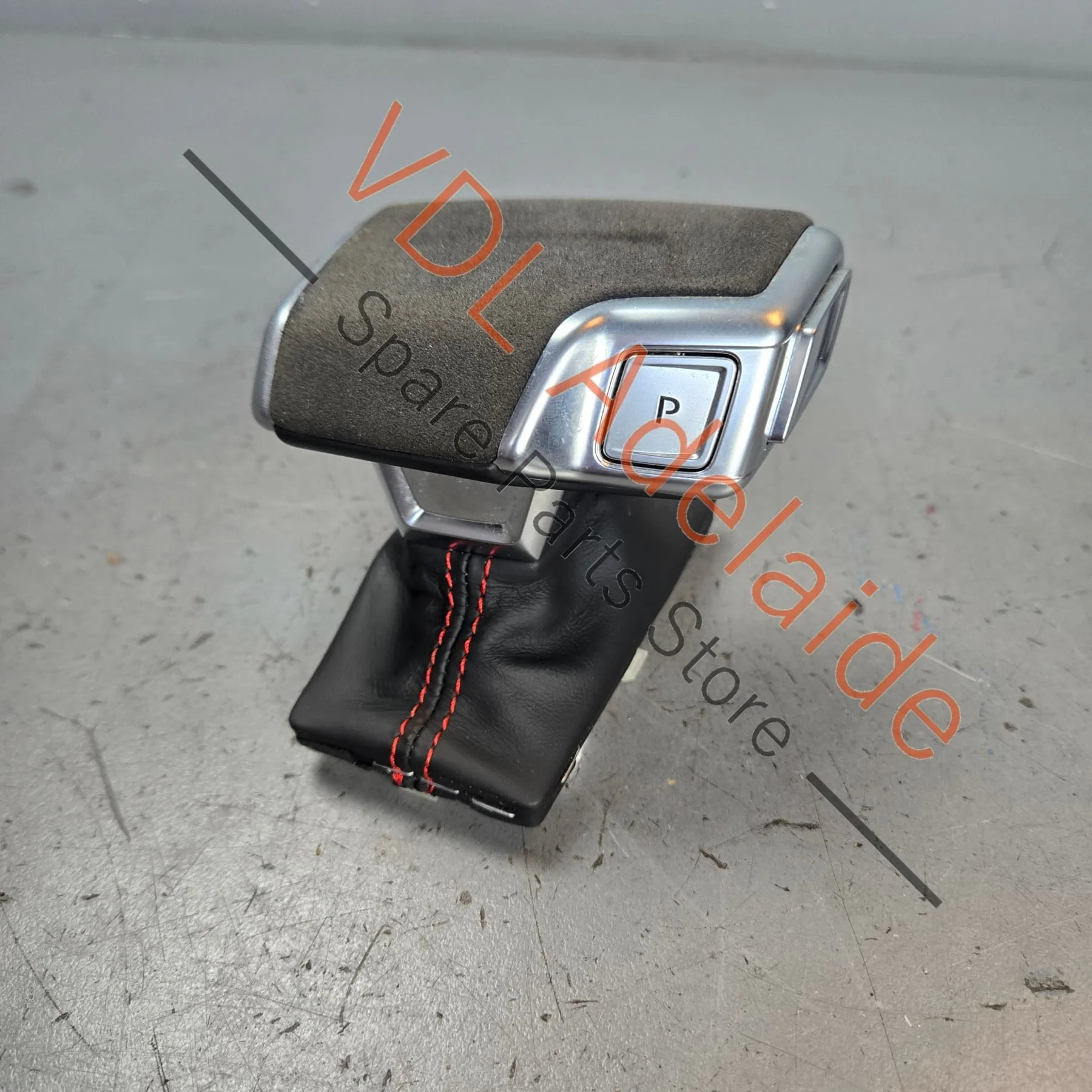 Genuine Audi RS Alcantara RS3 RS4 RS5 RS6 RS7 SQ5 SQ7 Automatic Shift Knob with Red Stitch