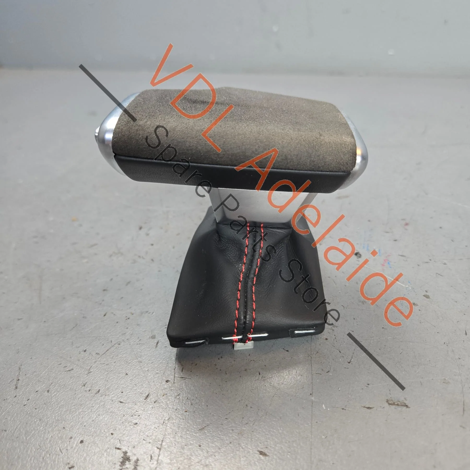 Genuine Audi RS Alcantara RS3 RS4 RS5 RS6 RS7 SQ5 SQ7 Automatic Shift Knob with Red Stitch - Image 4