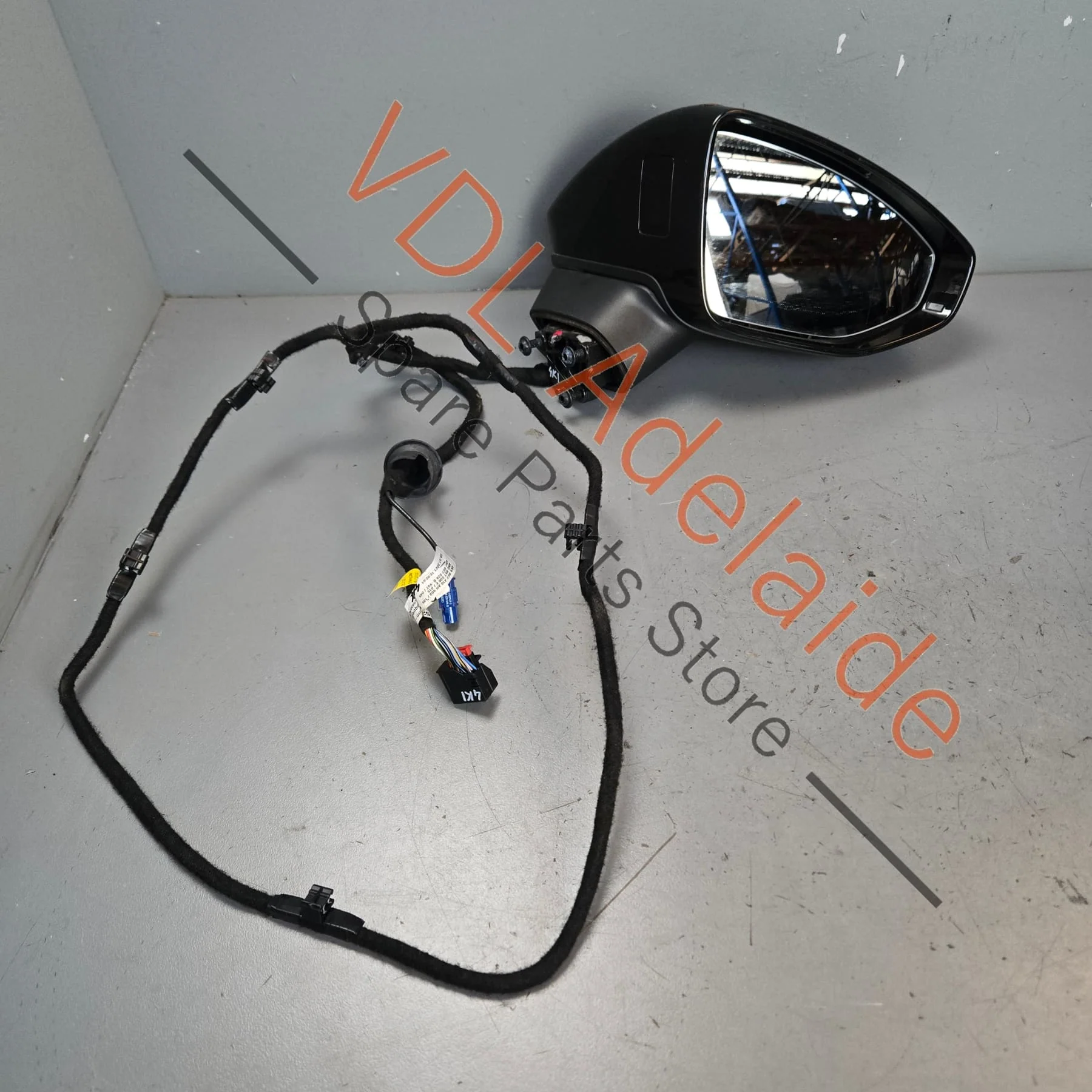 Audi RS7 Right Side Exterior Wing Mirror w Lane Assist Automatic Dimming Power Fold Parking Camera 4K8857410AH 9B9 4N0857536E