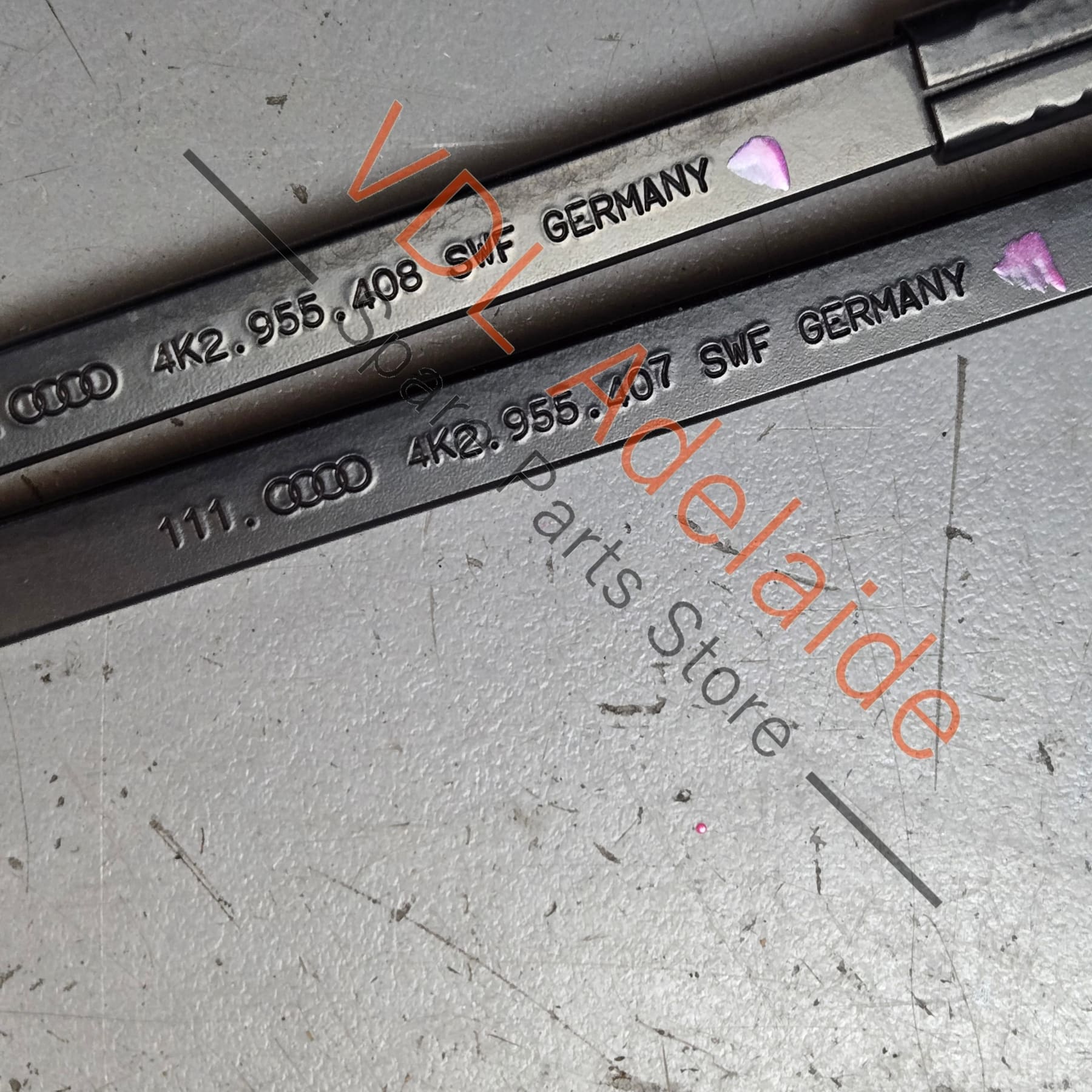 Audi A6 A7 S7 RS7 4K Windscreen Wiper Arm Set 4K2955407 4K2955408 1P9 - Image 5