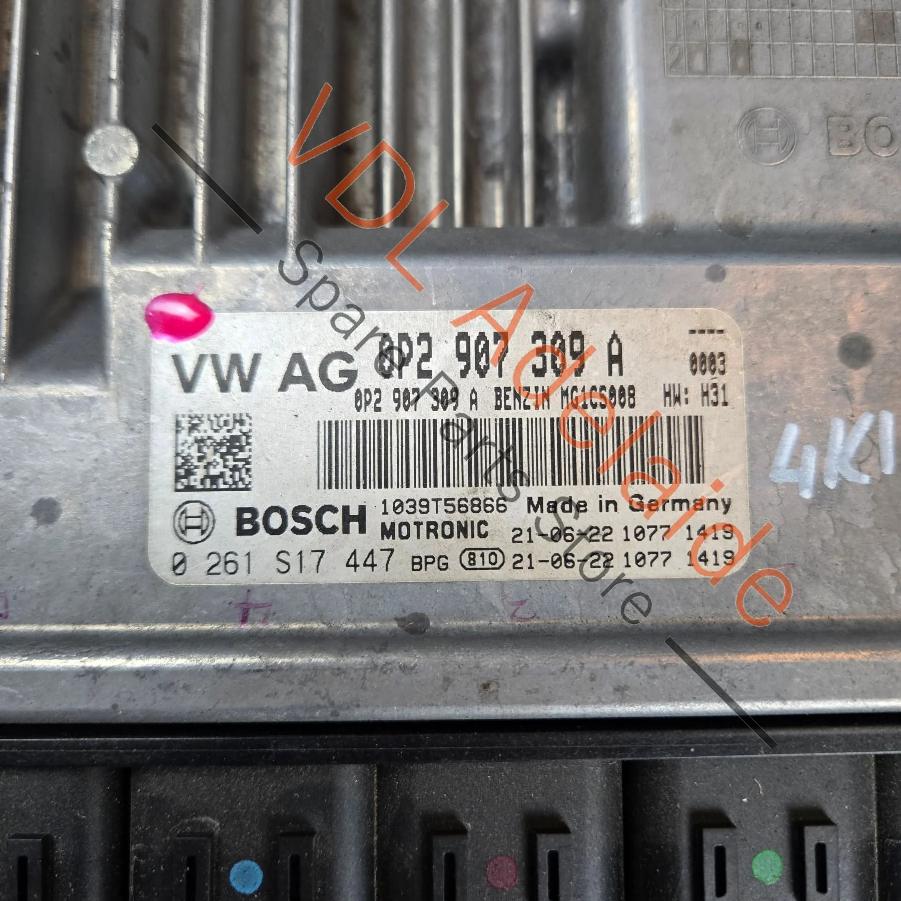 Audi RS7 4K Engine ECU Controller for DJPB 4.0 V8 Bi Turbo 441kw 4K0907557 4KF - Image 2