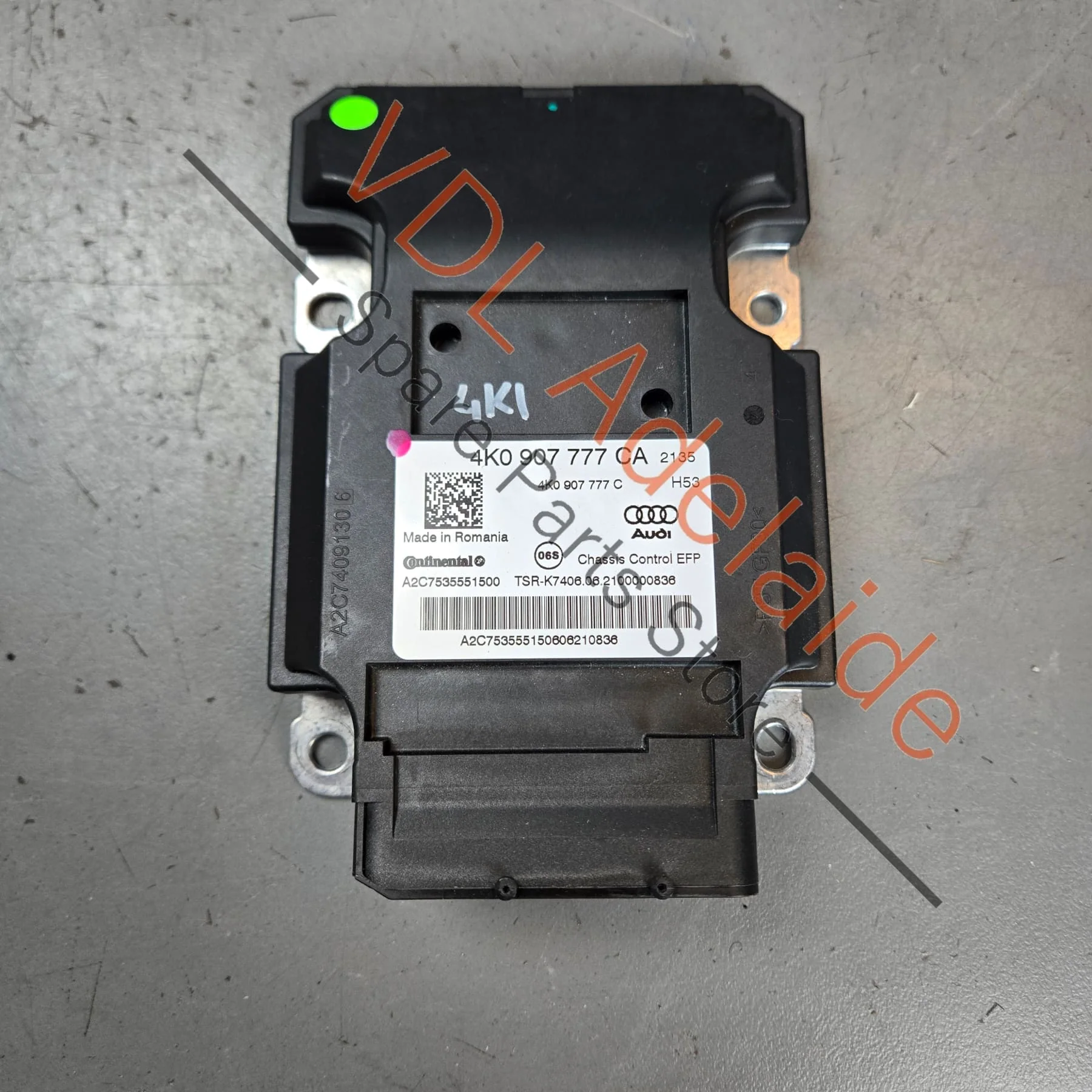 Audi RS7 Chassis Control Suspension Module 4K0907777CA