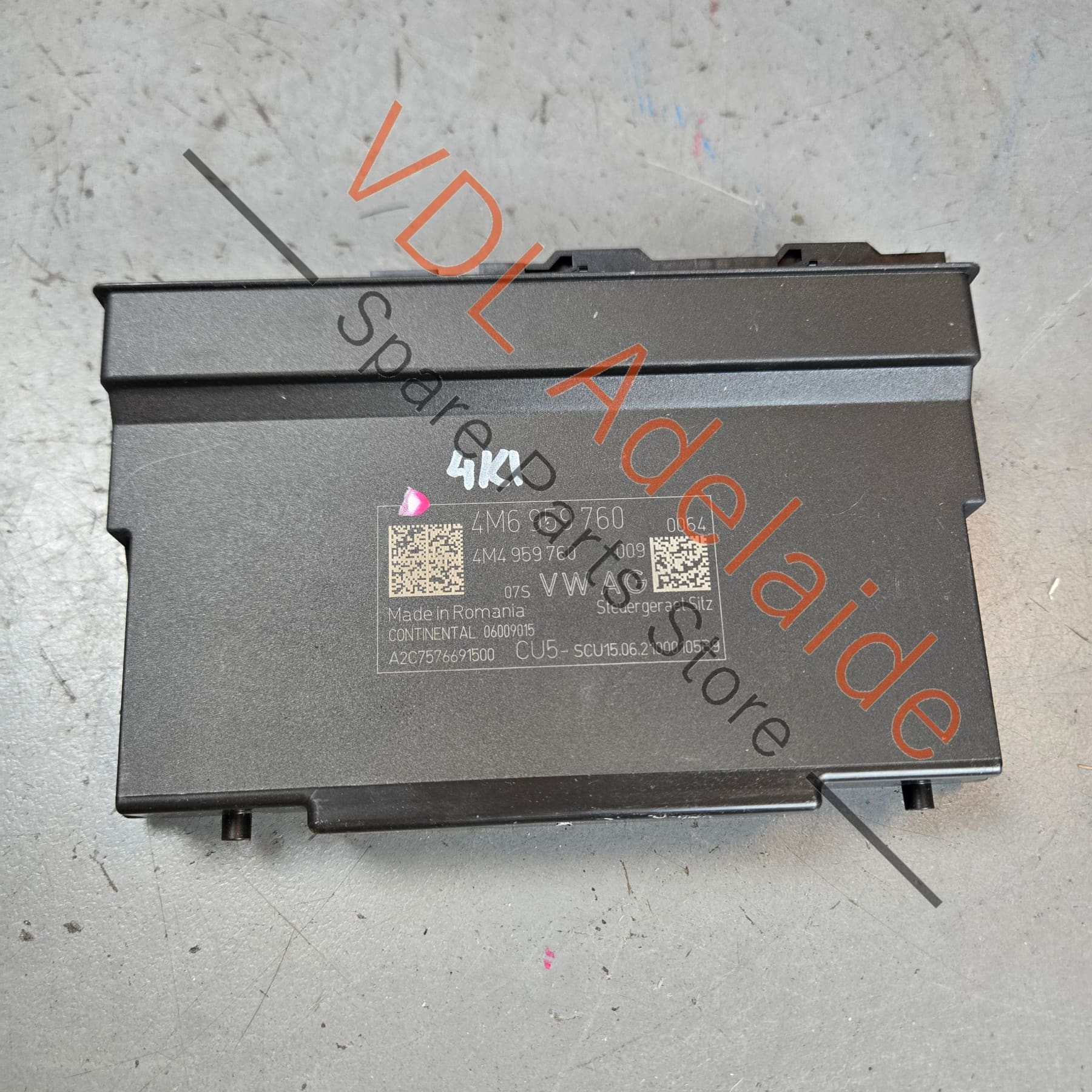 Audi Q5 A6 A7 Memory Front Seat Control Unit 4M4959760