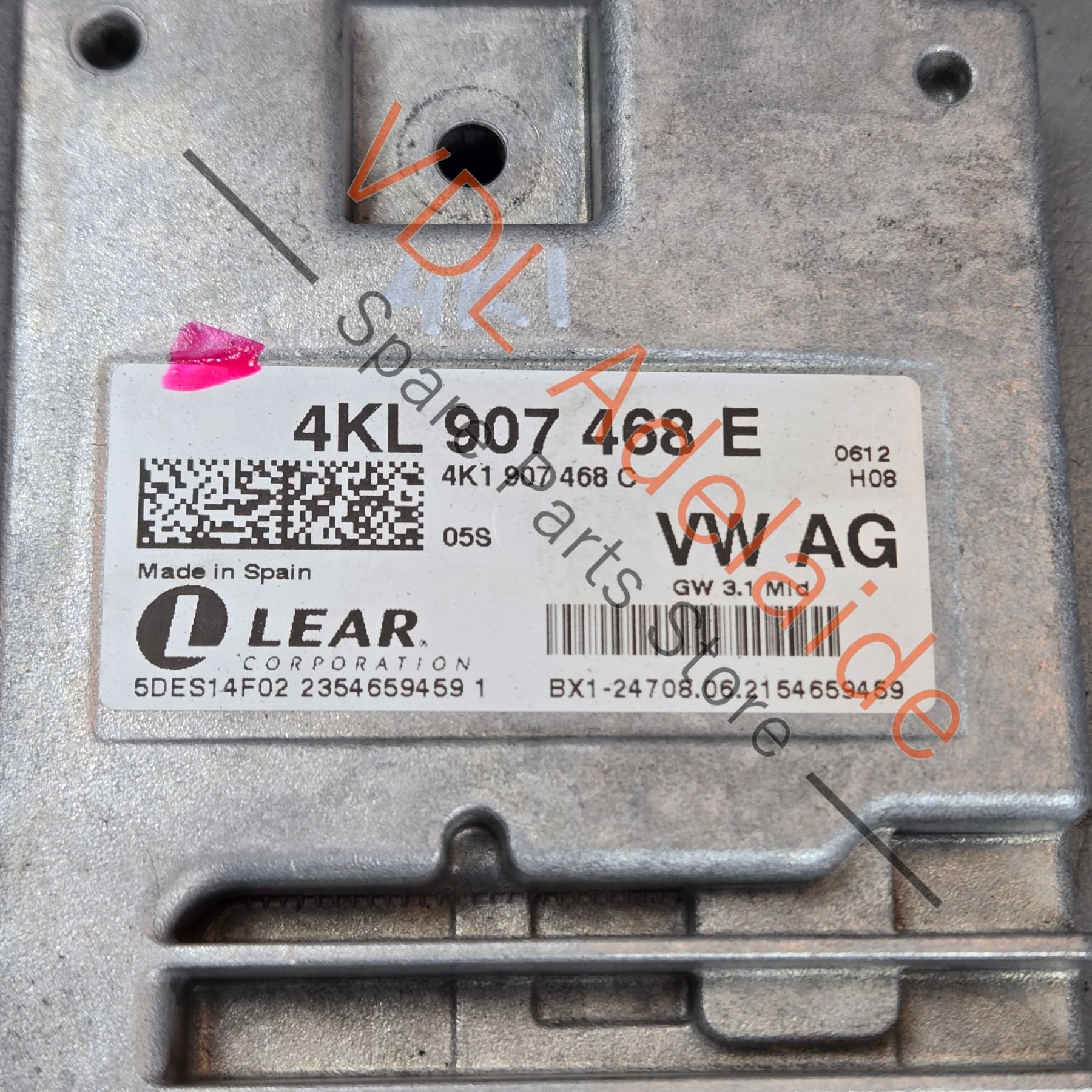 Audi Interface for Diagnosis Gateway CGW Module 4KL907468E - Image 2