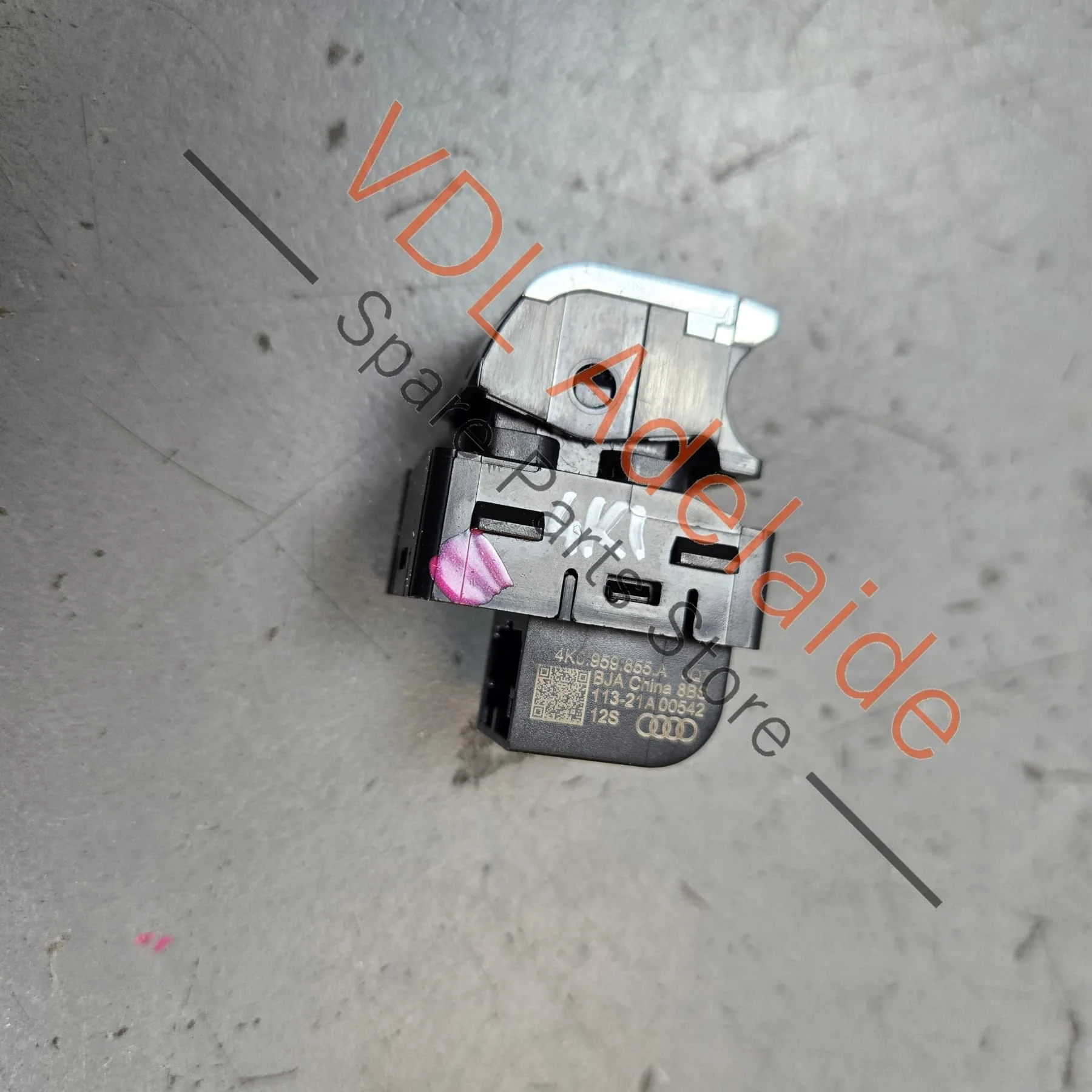 Original Audi A6 RS6 A7 RS7 C8 E-tron Aluminum Electric Passenger Window Switch 4K0959855A 3Q7 - Image 2