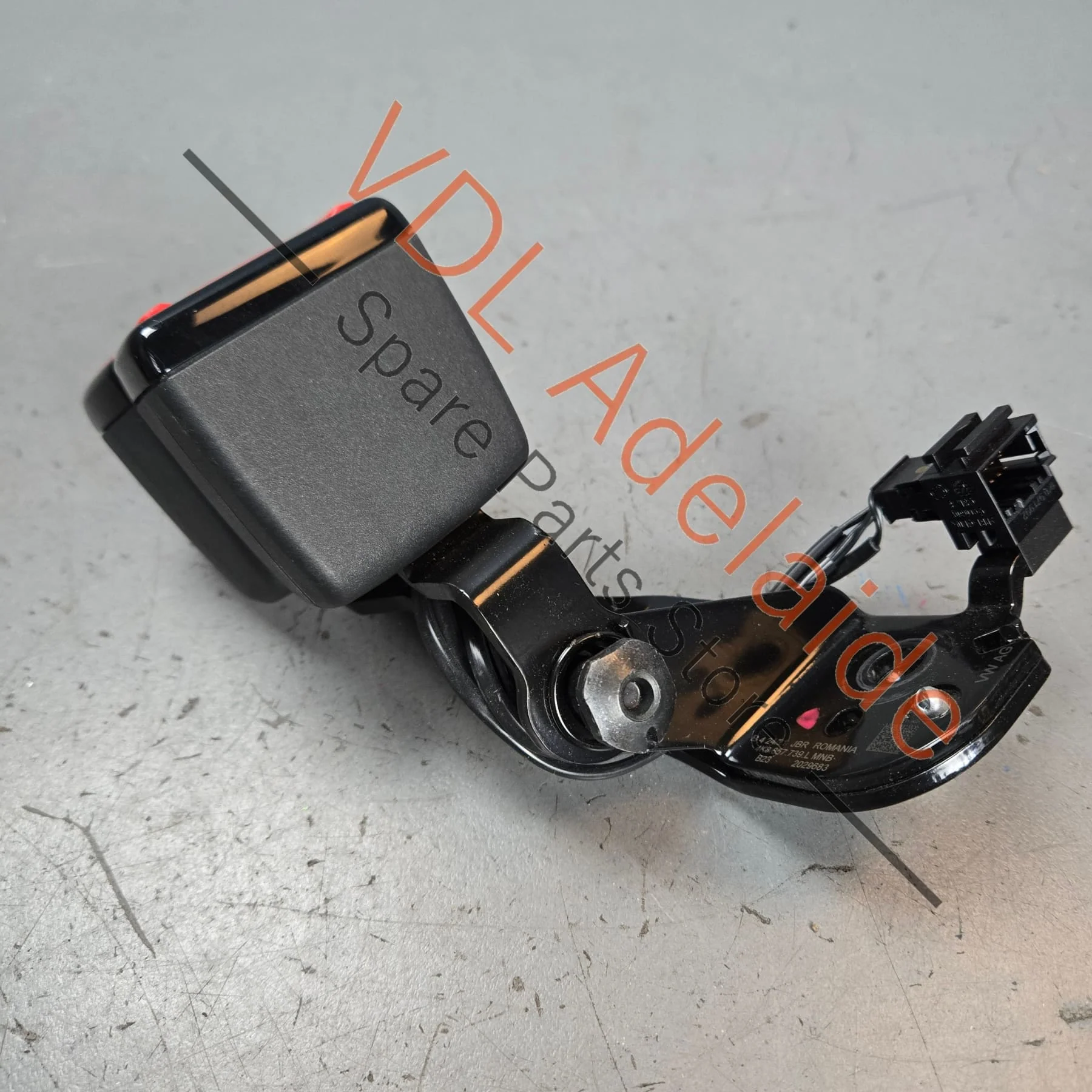 Audi RS7 Left Rear Seatbelt Double Catch Latch Clip Clasp 4K8857739AR MNB - Image 3