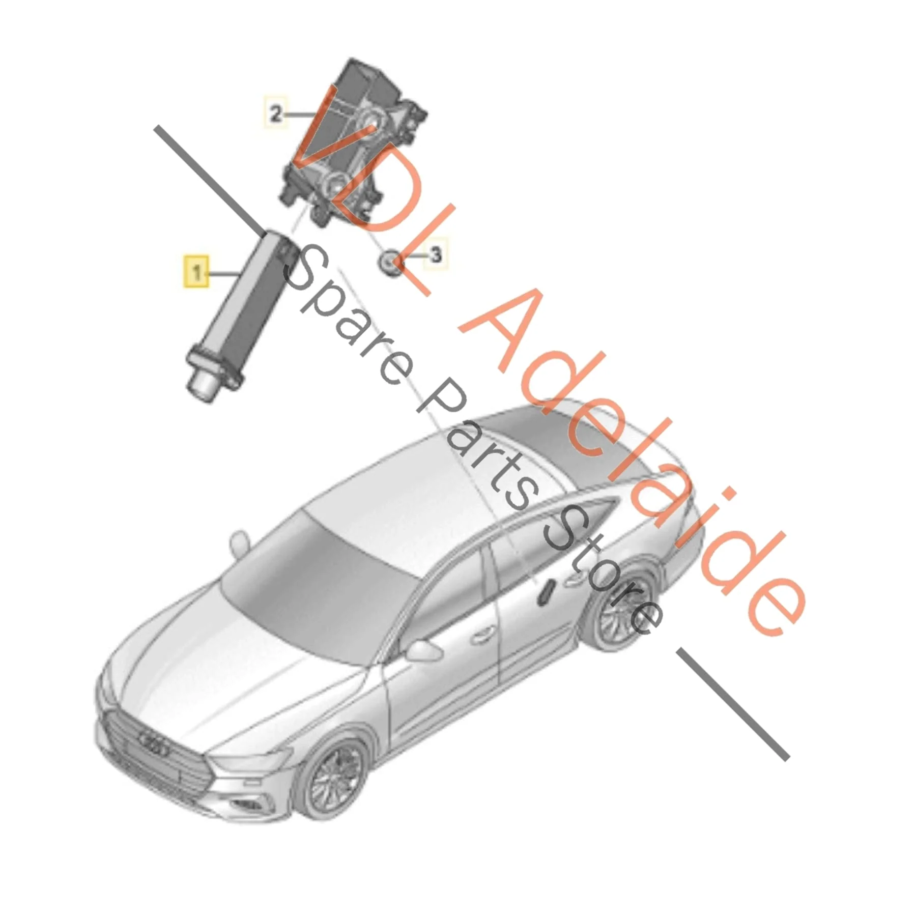 Audi Tyre Pressure Monitoring Control Unit Module 4M0907273B - Image 3