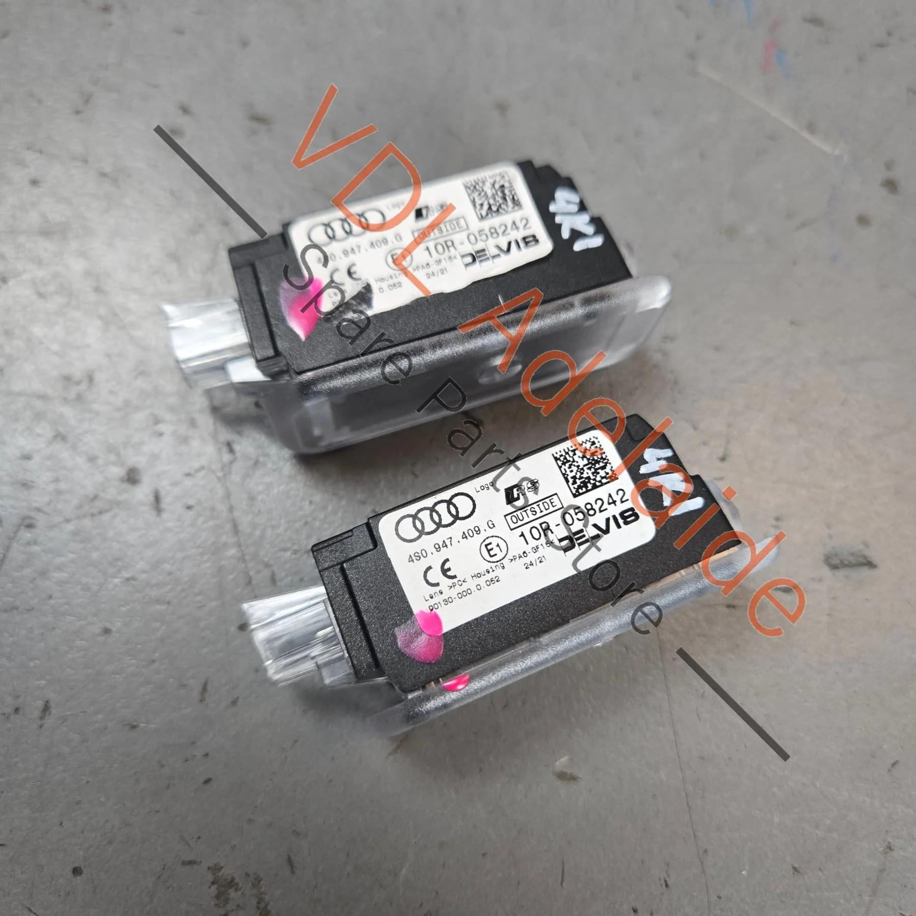 Genuine Audi RS RS3 RS4 RS5 RS6 RS7 Door Entry Light Projector Set left & Right pair 4S0947410G 4S0947409G - Image 12