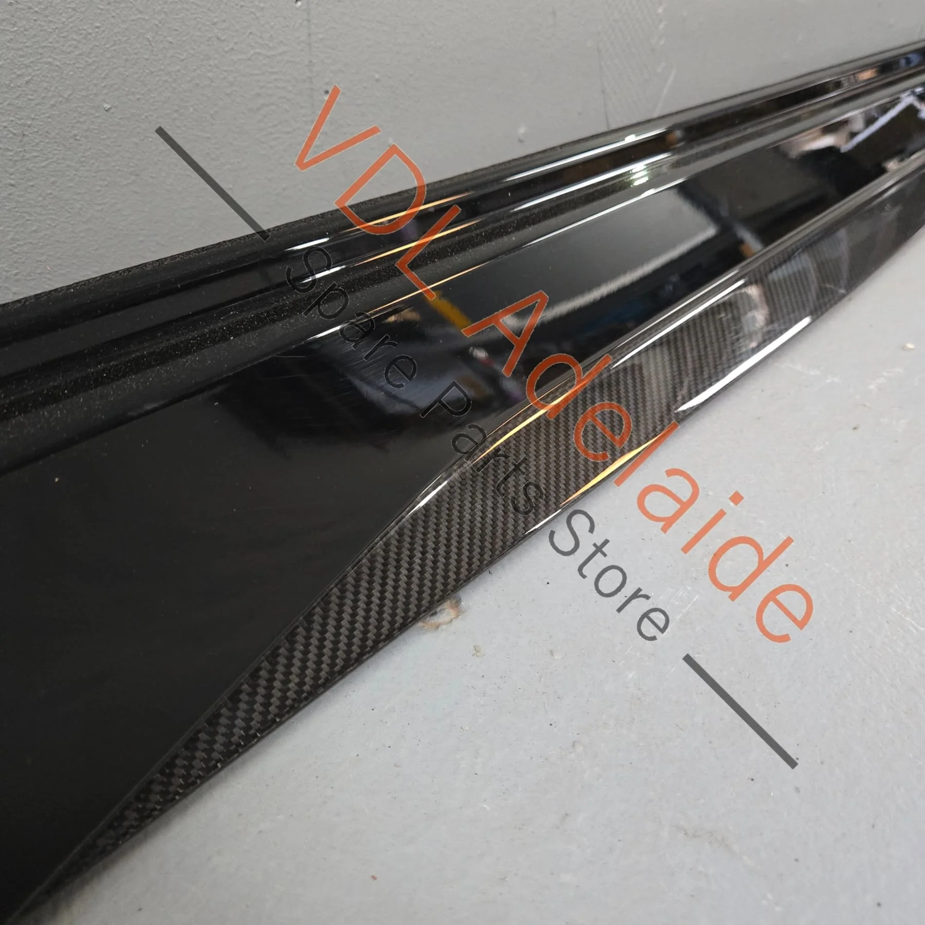 Audi RS6 RS7 C8 2021 2022 Right Side Sideskirt Rocker Panel Trim with Carbon Sideblade 4K8853860B 4K8854868B - Image 3