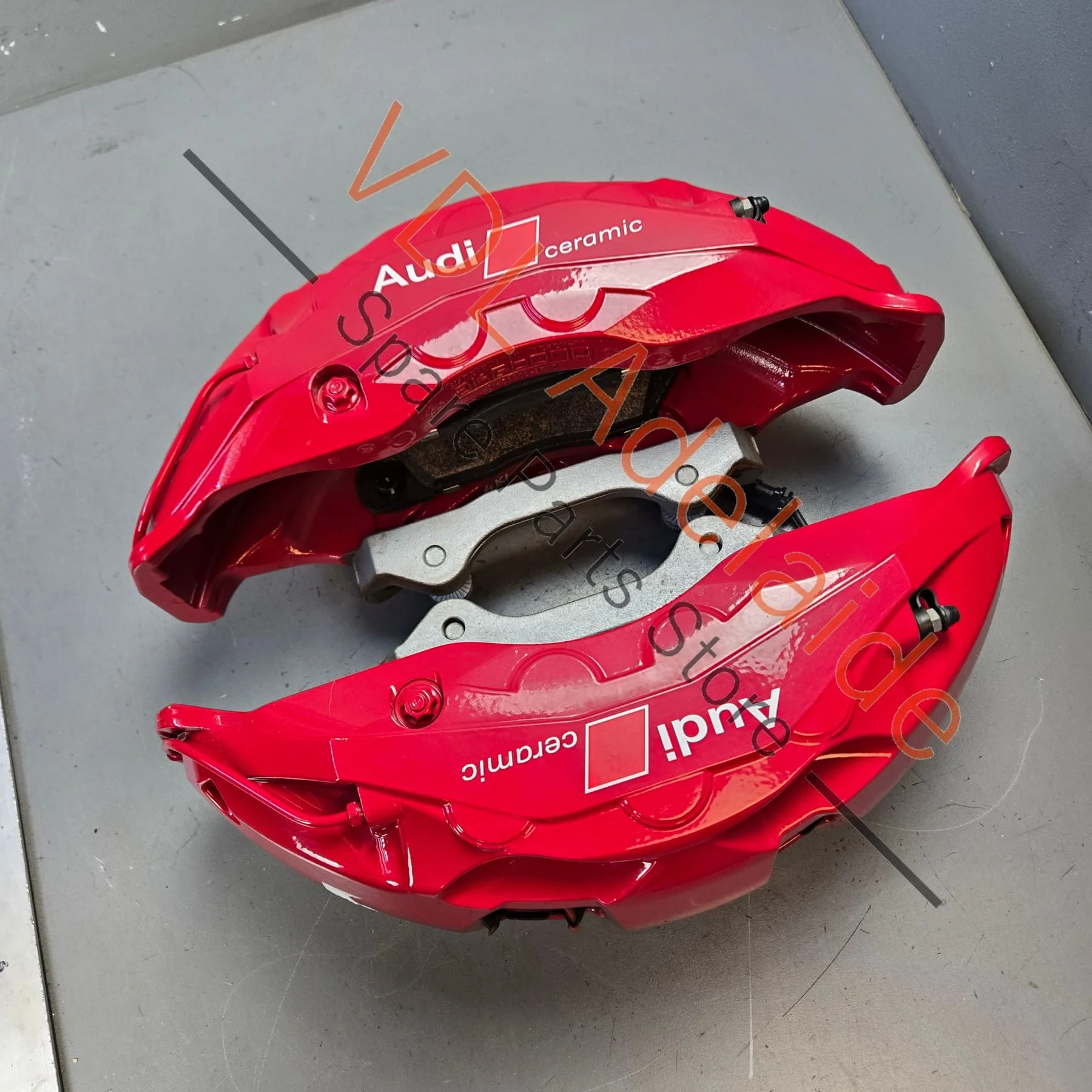 Audi RS6 RS7 Front Carbon Ceramic 8 Piston Brake Caliper Set for 440mm x 40mm rotor - Image 4