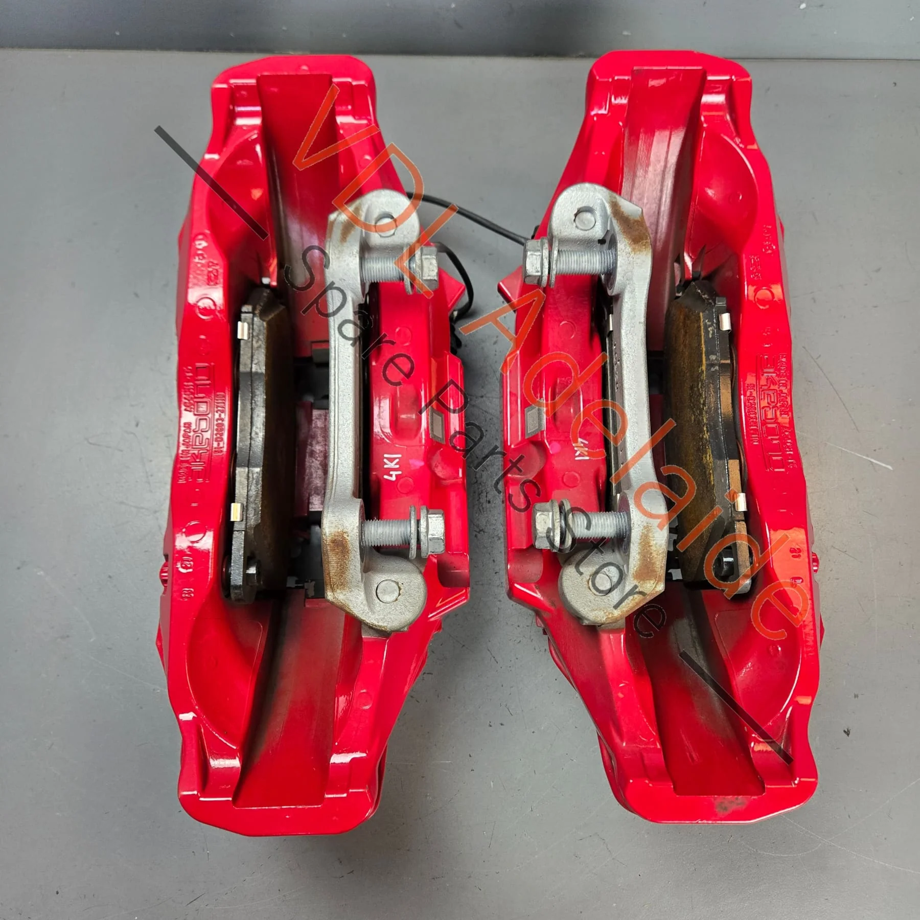 Audi RS6 RS7 Front Carbon Ceramic 8 Piston Brake Caliper Set for 440mm x 40mm rotor - Image 7