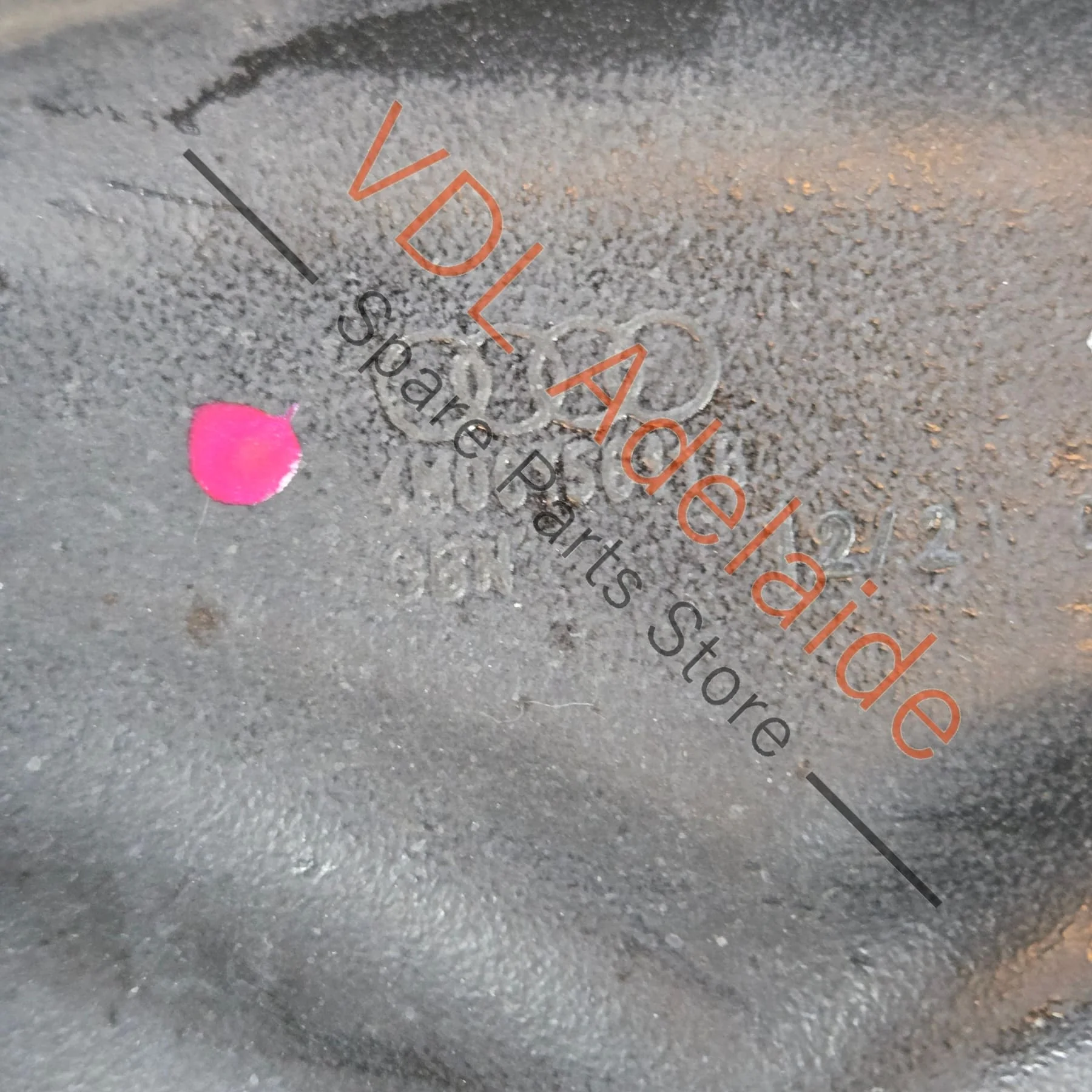 Audi RS7 Rear Brake Disc Cover Guard Set for Carbon Ceramic Rotor 4M0615611B 4M0615612B - Image 3