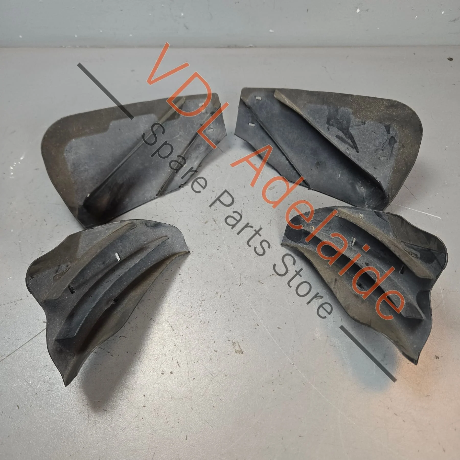 Audi RS6 RS7 Set of 4x Carbon Ceramic Air Guide Ducts 4M8615447A 4M8615448A 9Y0615447C 9Y0615448C