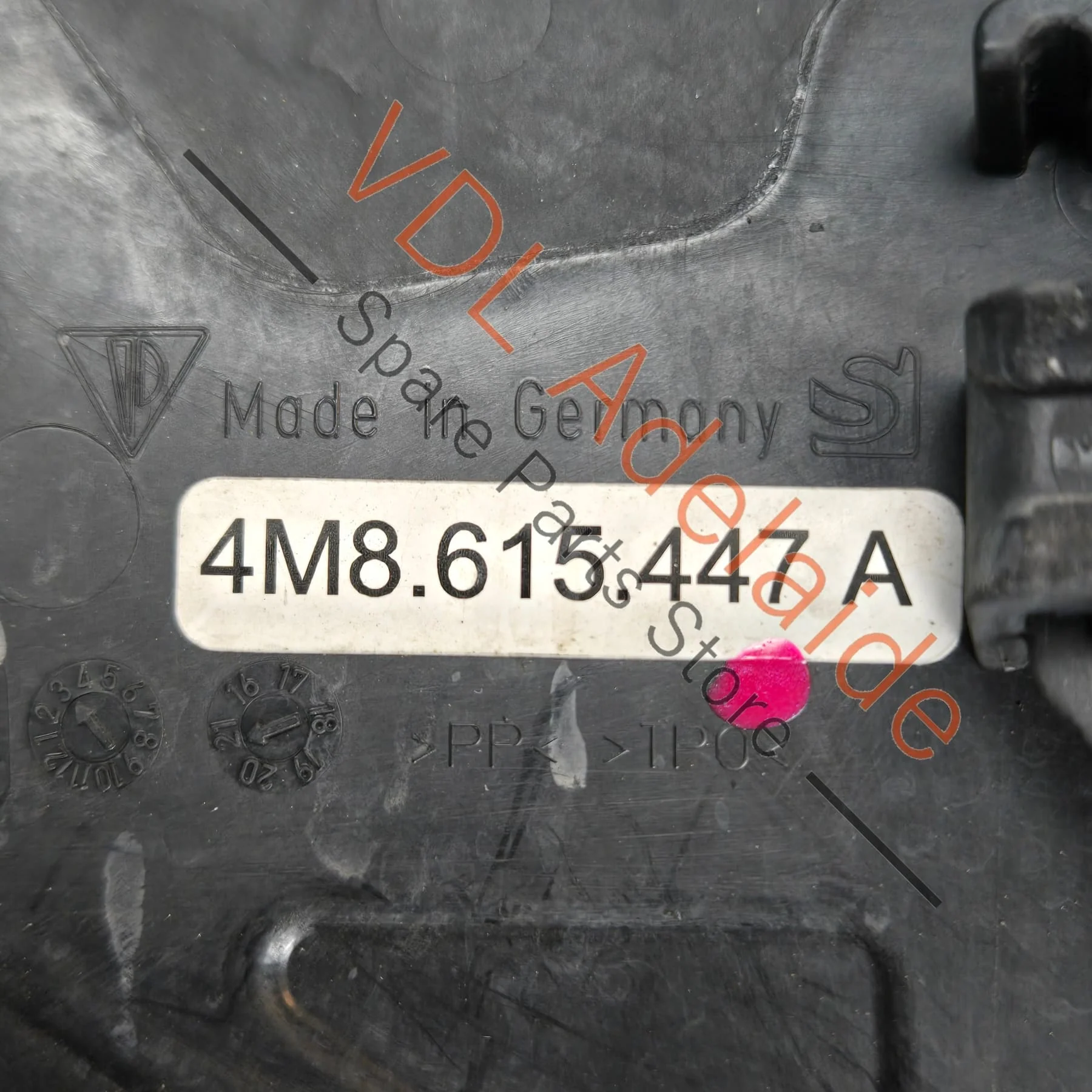 Audi RS6 RS7 Set of 4x Carbon Ceramic Air Guide Ducts 4M8615447A 4M8615448A 9Y0615447C 9Y0615448C - Image 3