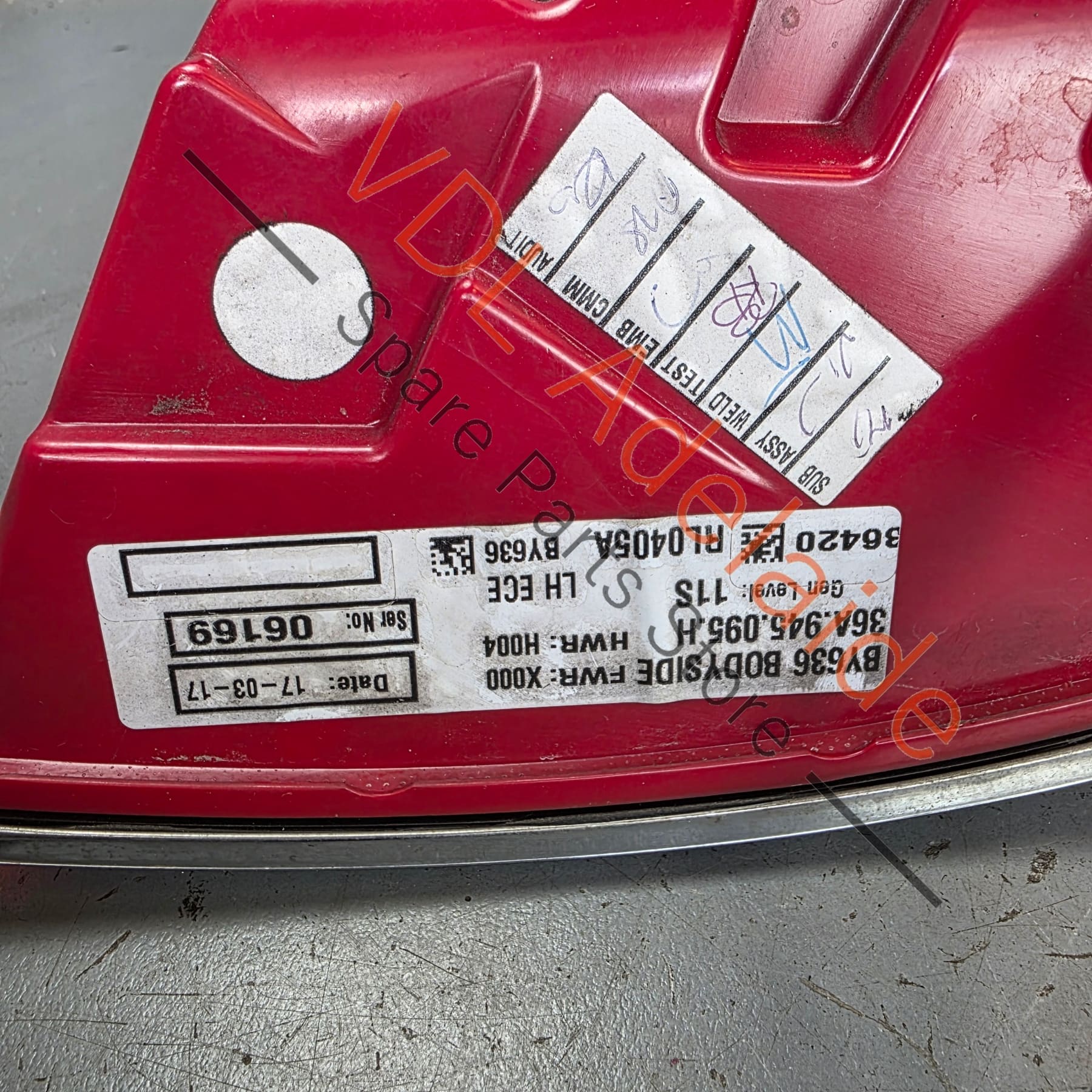 Bentley Bentayga Rear LED Tail Lamp Light Left Outer 36A945095H - Image 8