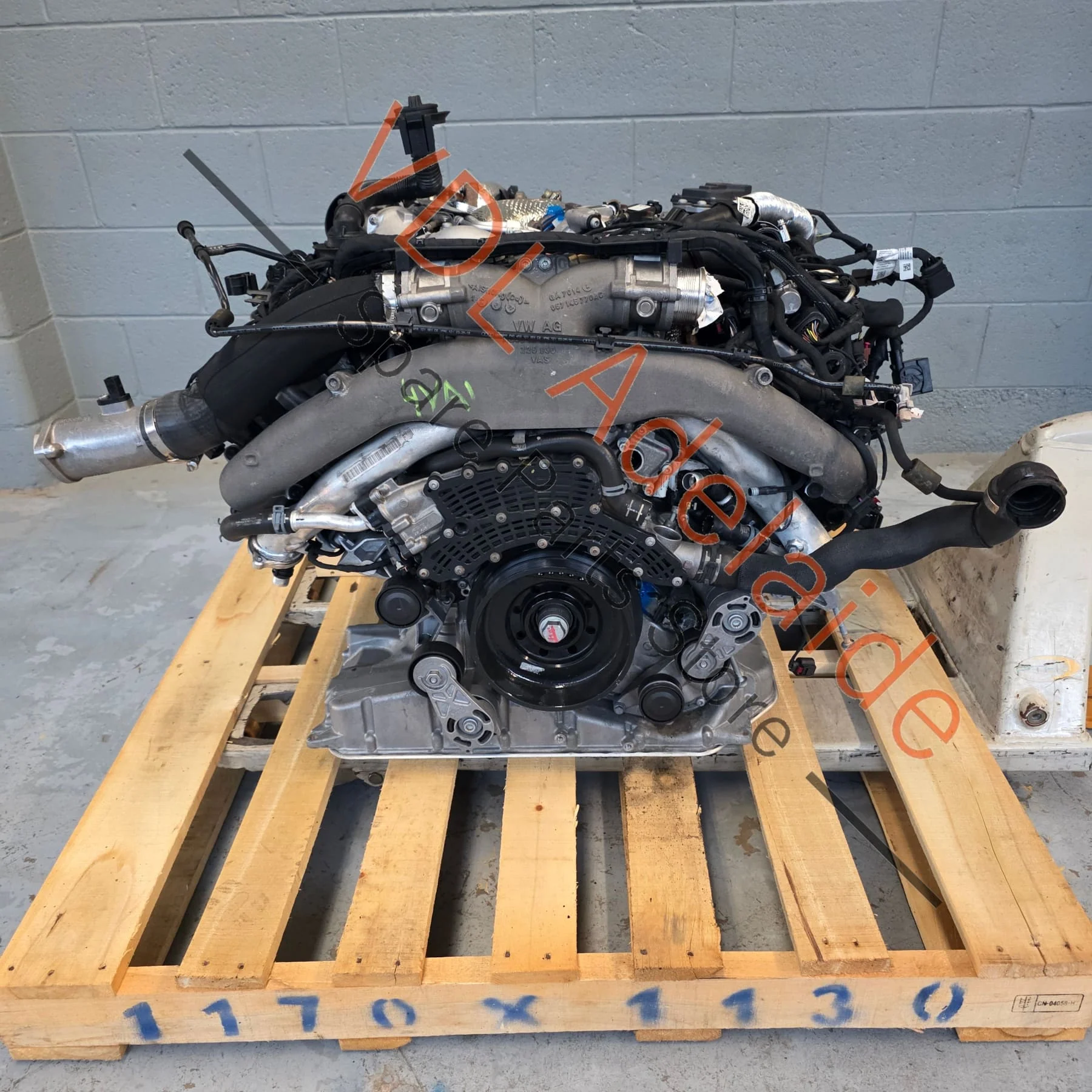 Bentley Bentayga Audi SQ7 4.0 V8 Engine CZAC 320kw Twin Turbo Complete Long Drop out Motor