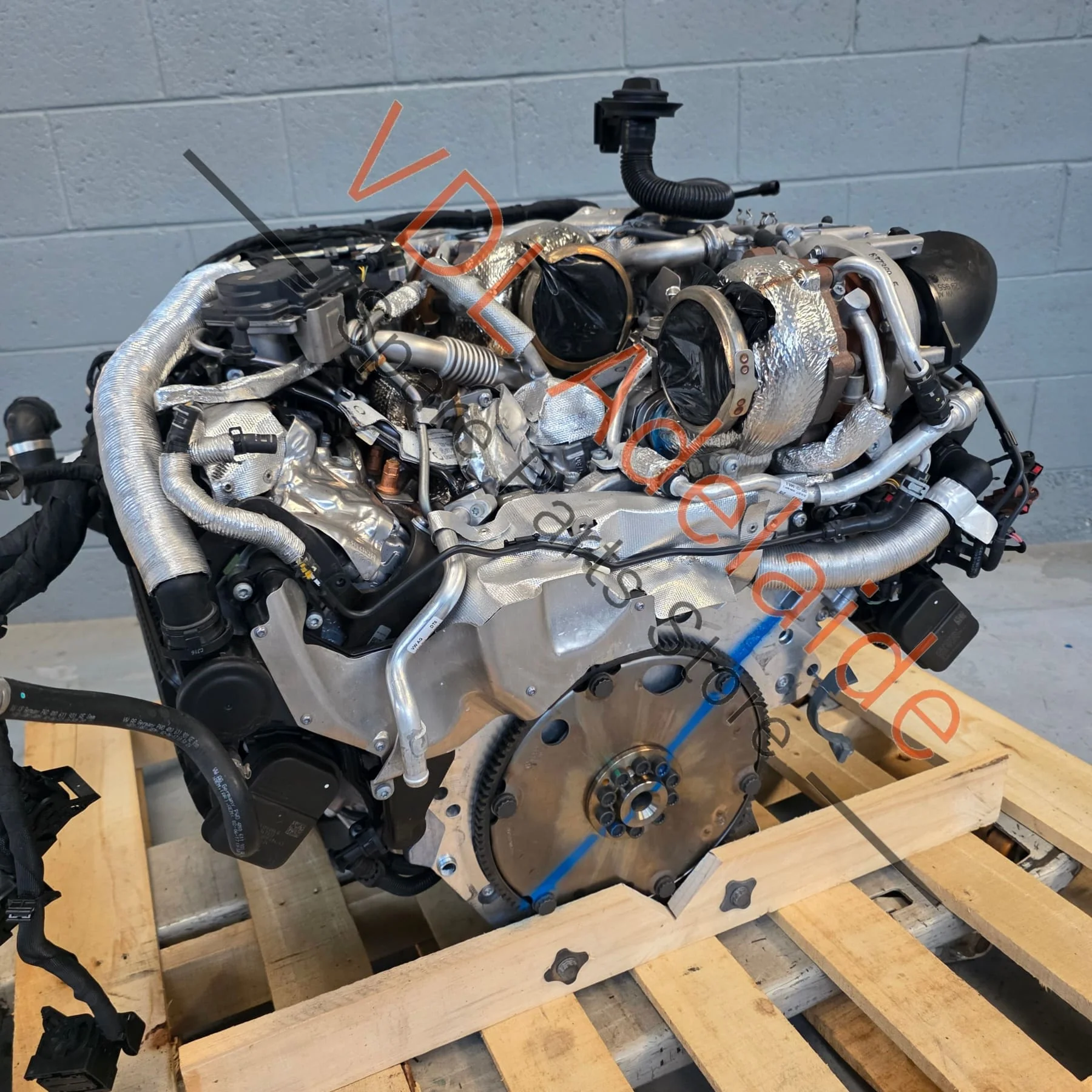 Bentley Bentayga Audi SQ7 4.0 V8 Engine CZAC 320kw Twin Turbo Complete Long Drop out Motor - Image 2