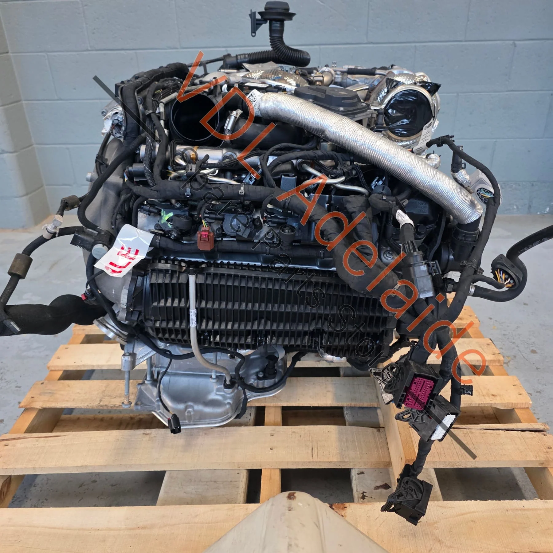 Bentley Bentayga Audi SQ7 4.0 V8 Engine CZAC 320kw Twin Turbo Complete Long Drop out Motor - Image 6