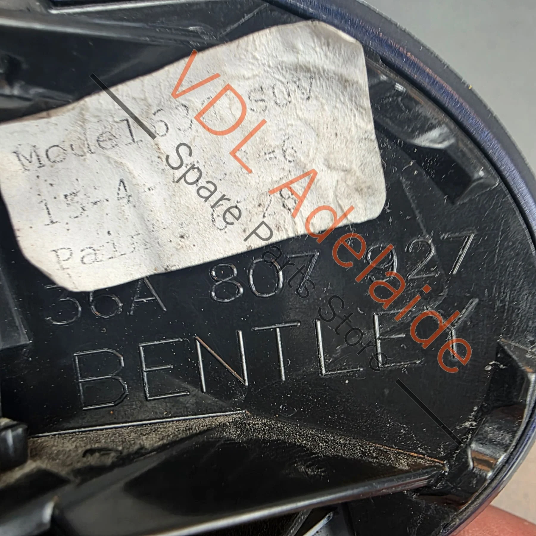 Bentley Bentayga Left Side Headlight Washer Cover Flap Cap 36A807927 GRU - Image 3