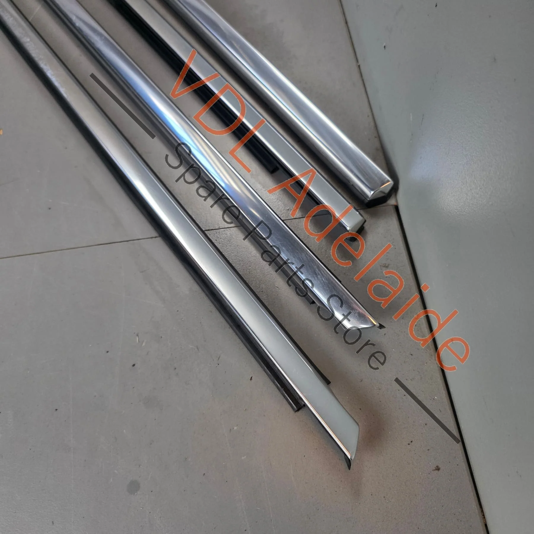 Bentley Bentayga 4V Door Trim Waistline Strip Chrome Rear Right Door 36A853082B - Image 4