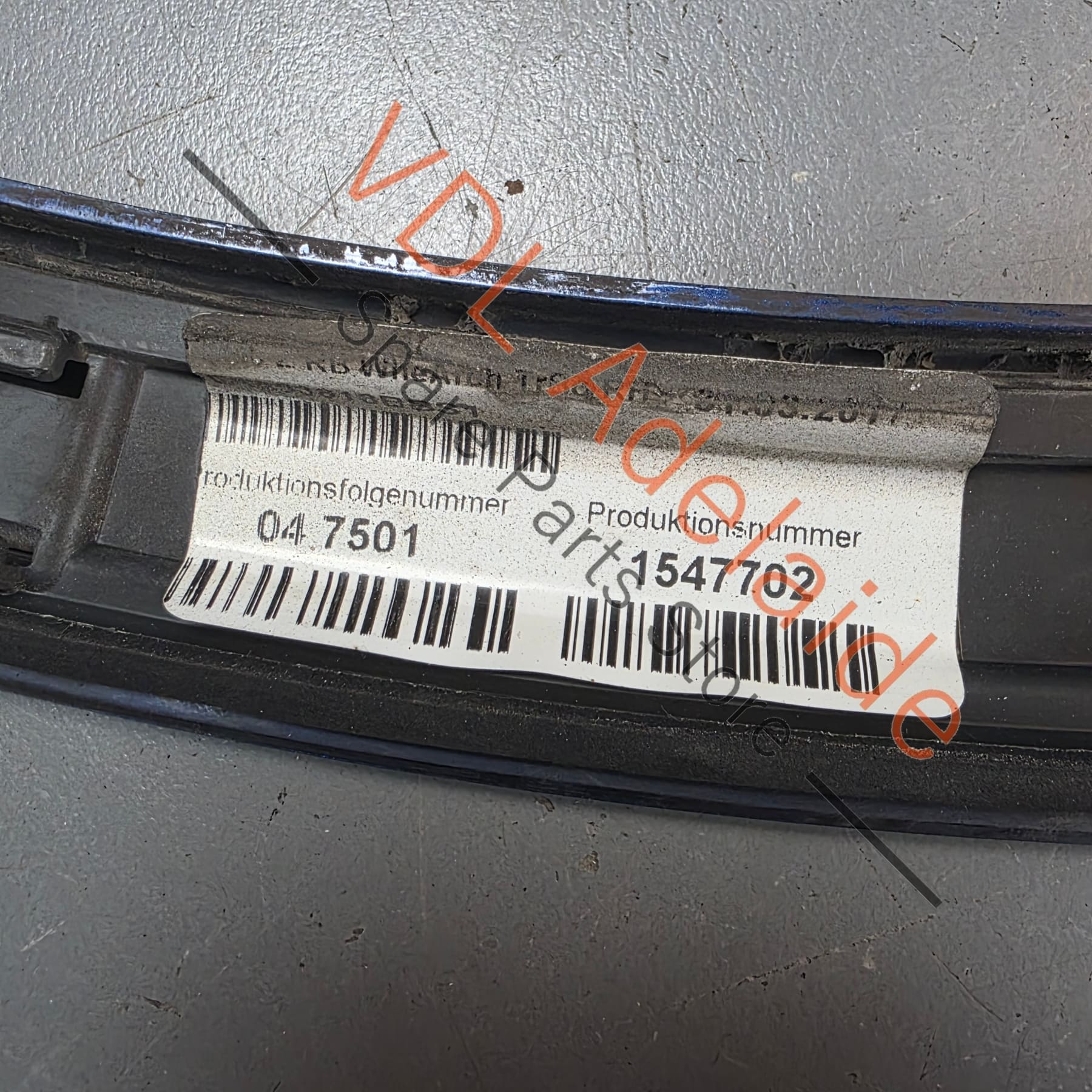 Bentley Bentayga 4V Right Rear Wheel Arch Flare Trim Molding 36A853818 - Image 4
