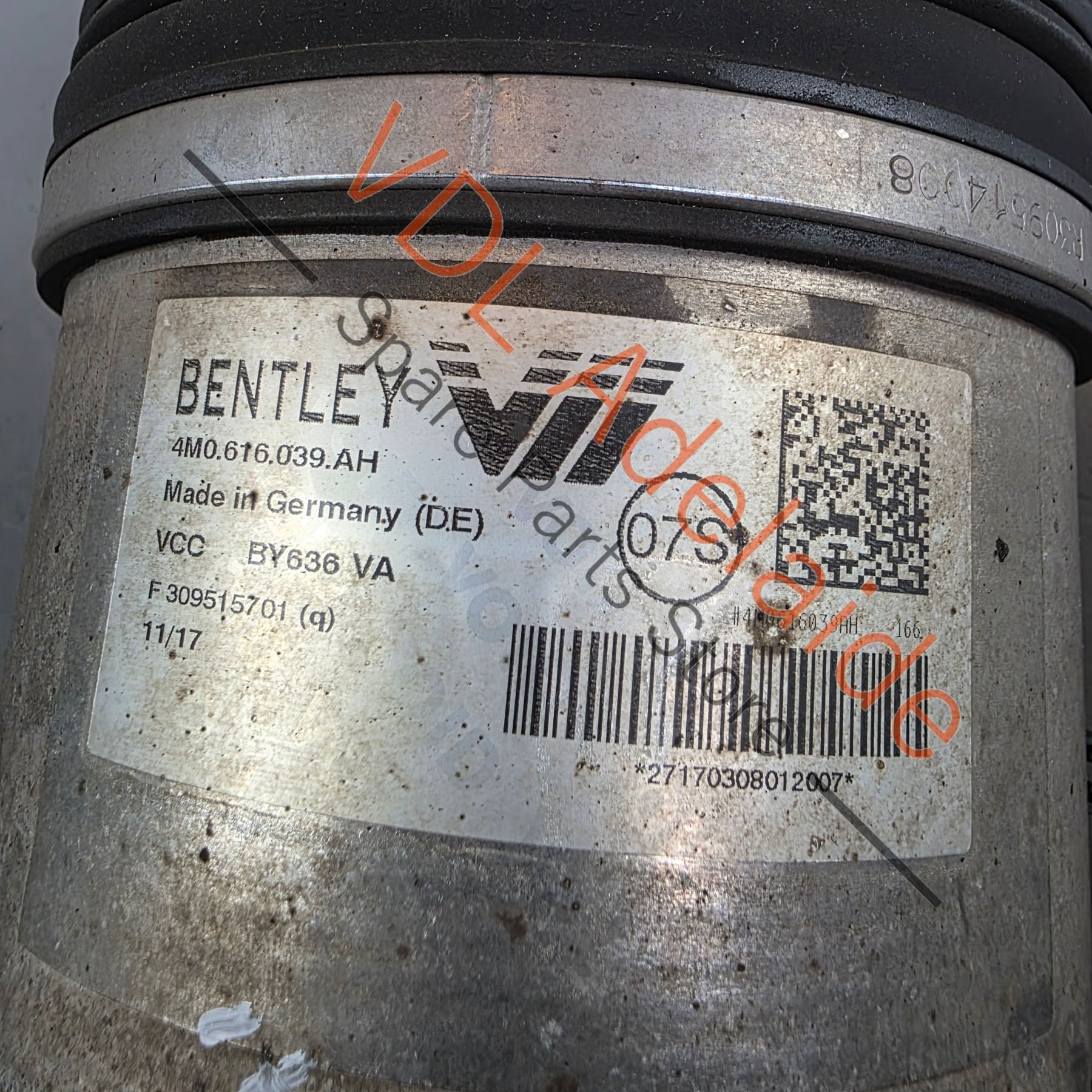 Bentley Bentayga Front Shock Absorber Damper Air Suspension Strut 4M0616039AH - Image 2