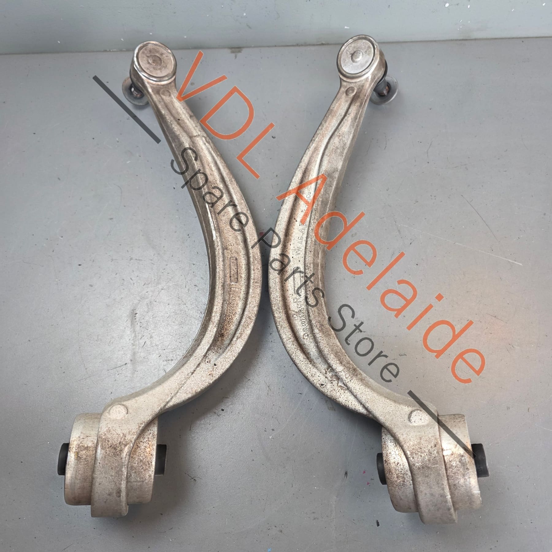 VW Audi Bentley Front Suspension Lower Control Arm Pair 4M0407693F 4M0407694F - Image 4