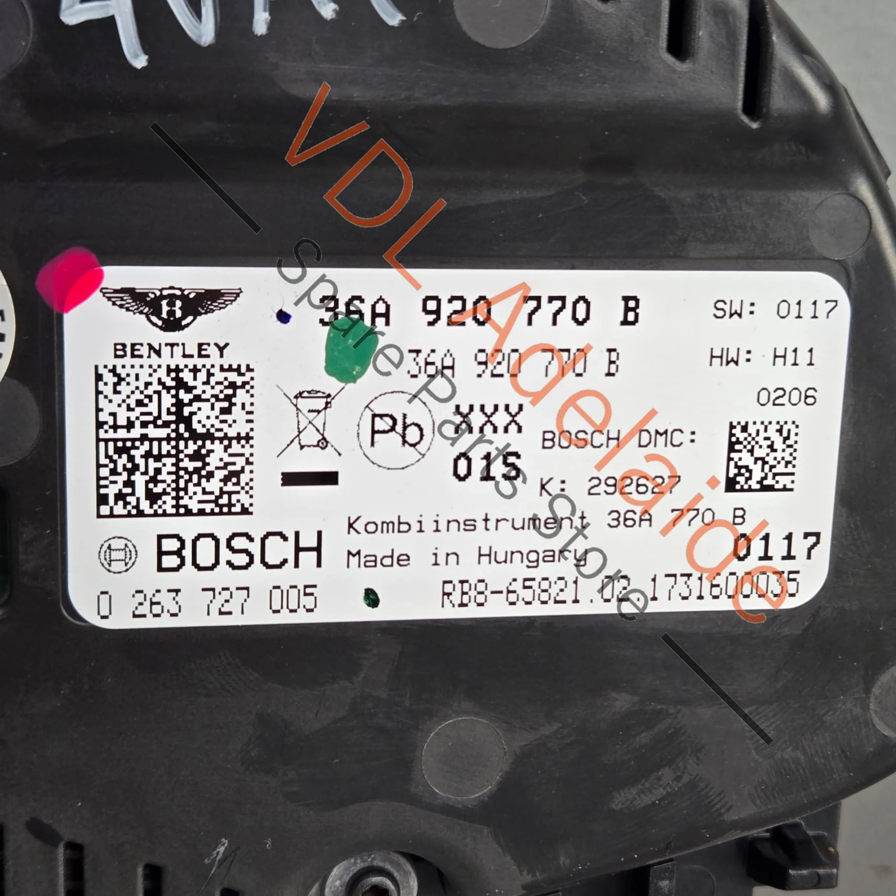 Bentley Bentayga Dashboard Cluster 36A920770B Kombiinstrument - Image 6