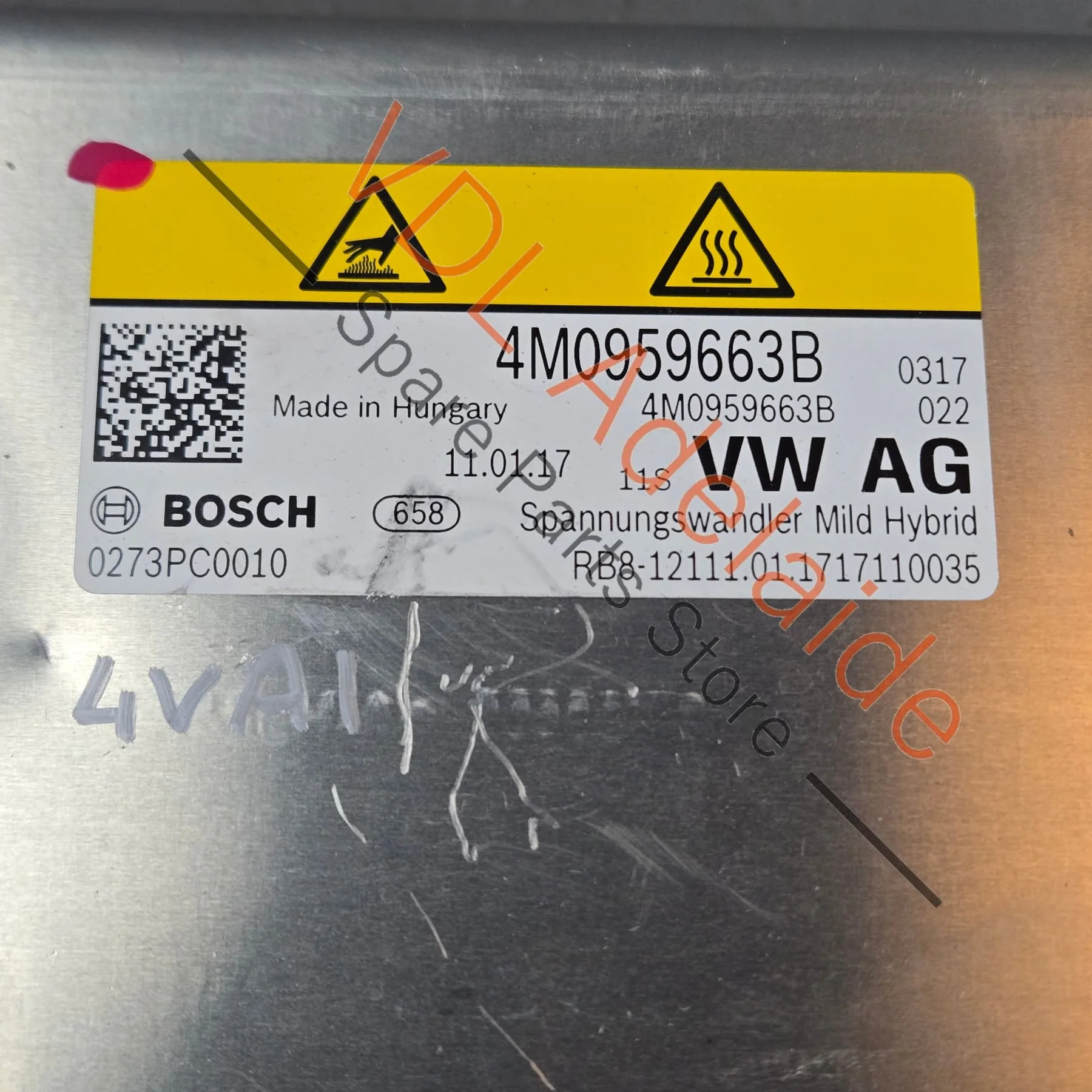 Bentley Bentayga 48V Voltage Converter 4M0959663B - Image 2
