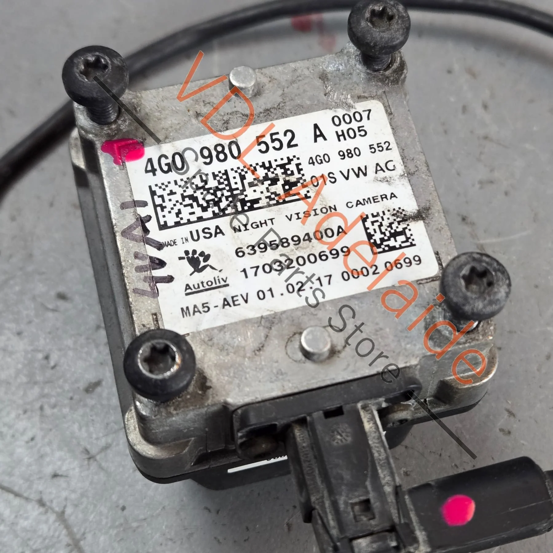 Bentley Bentayga Night Vision Camera Sensor OEM 4G0980552A - Image 6
