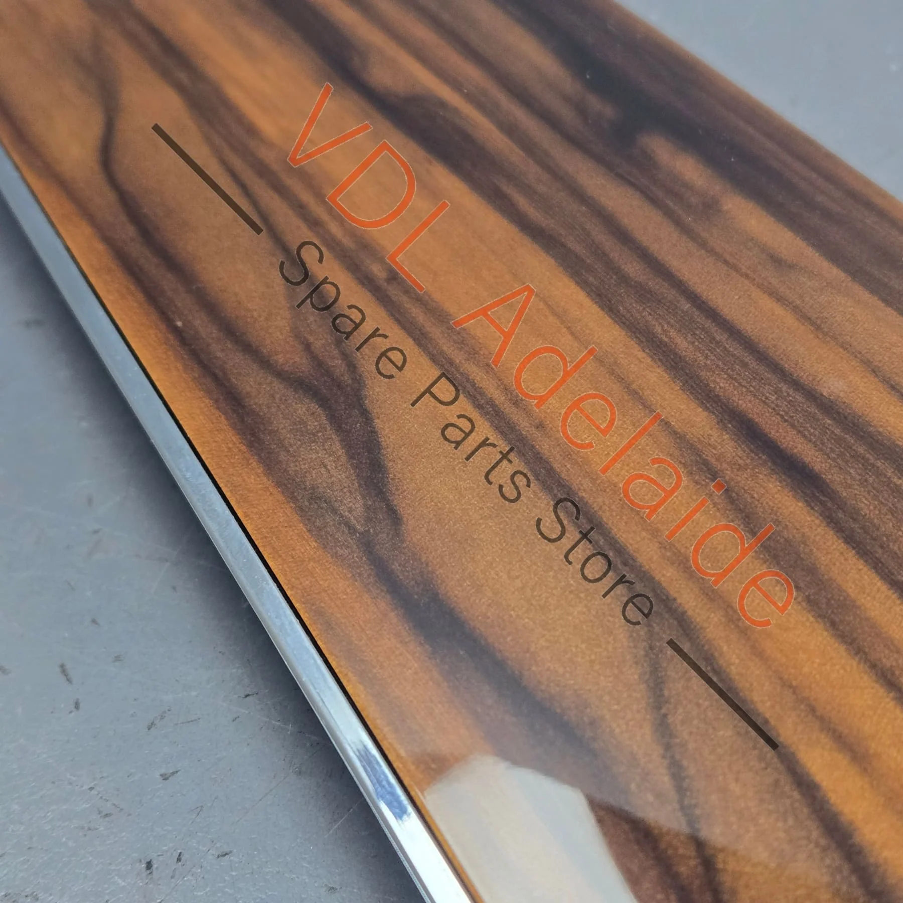 Bentley Bentayga Passenger Glovebox Trim Dash Wood Liquid Amber Veneered Interior 36C857053B - Image 6