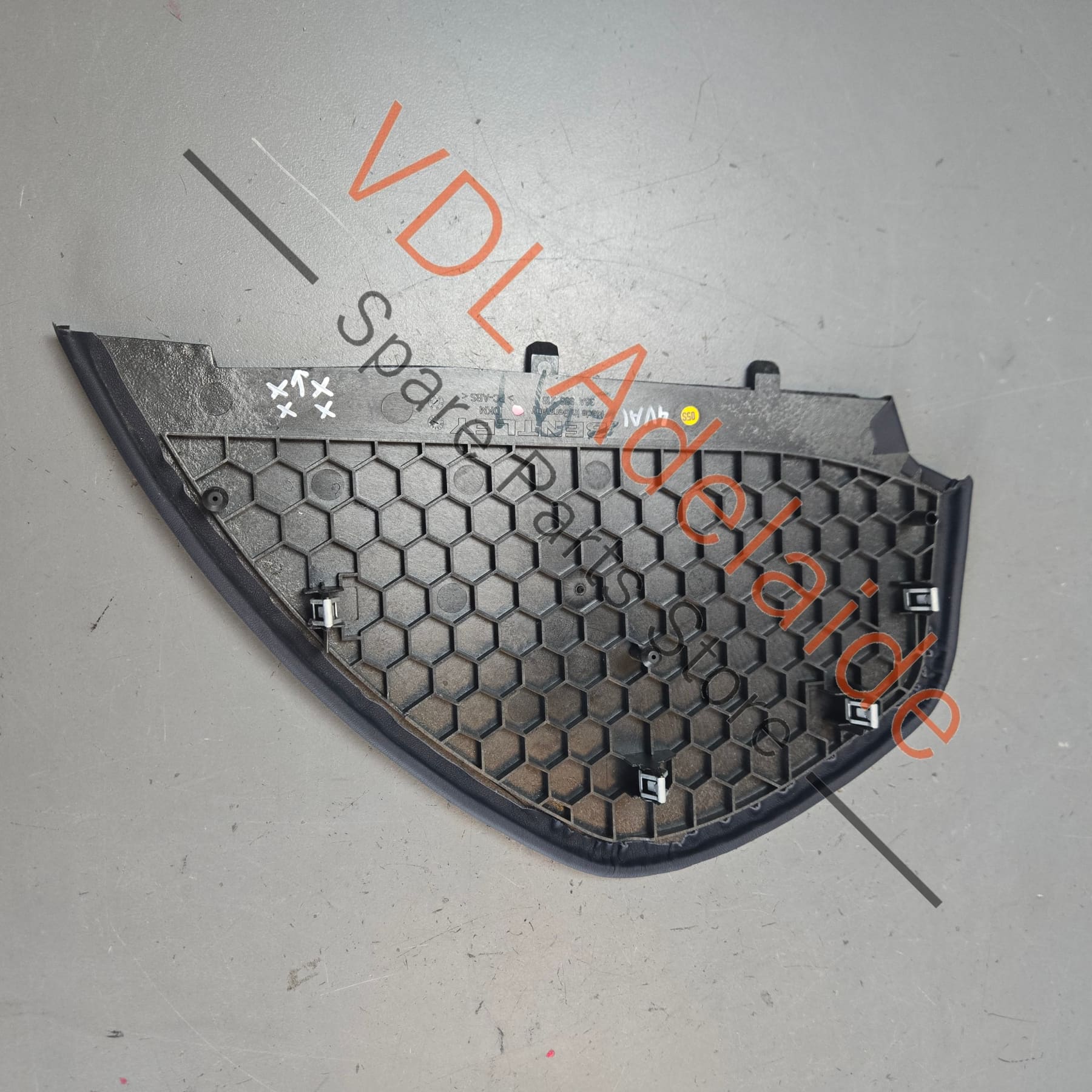 Bentley Bentayga Right Dashboard End Cover Side Panel Trim Imperial Blue Leather 36A858248 - Image 4