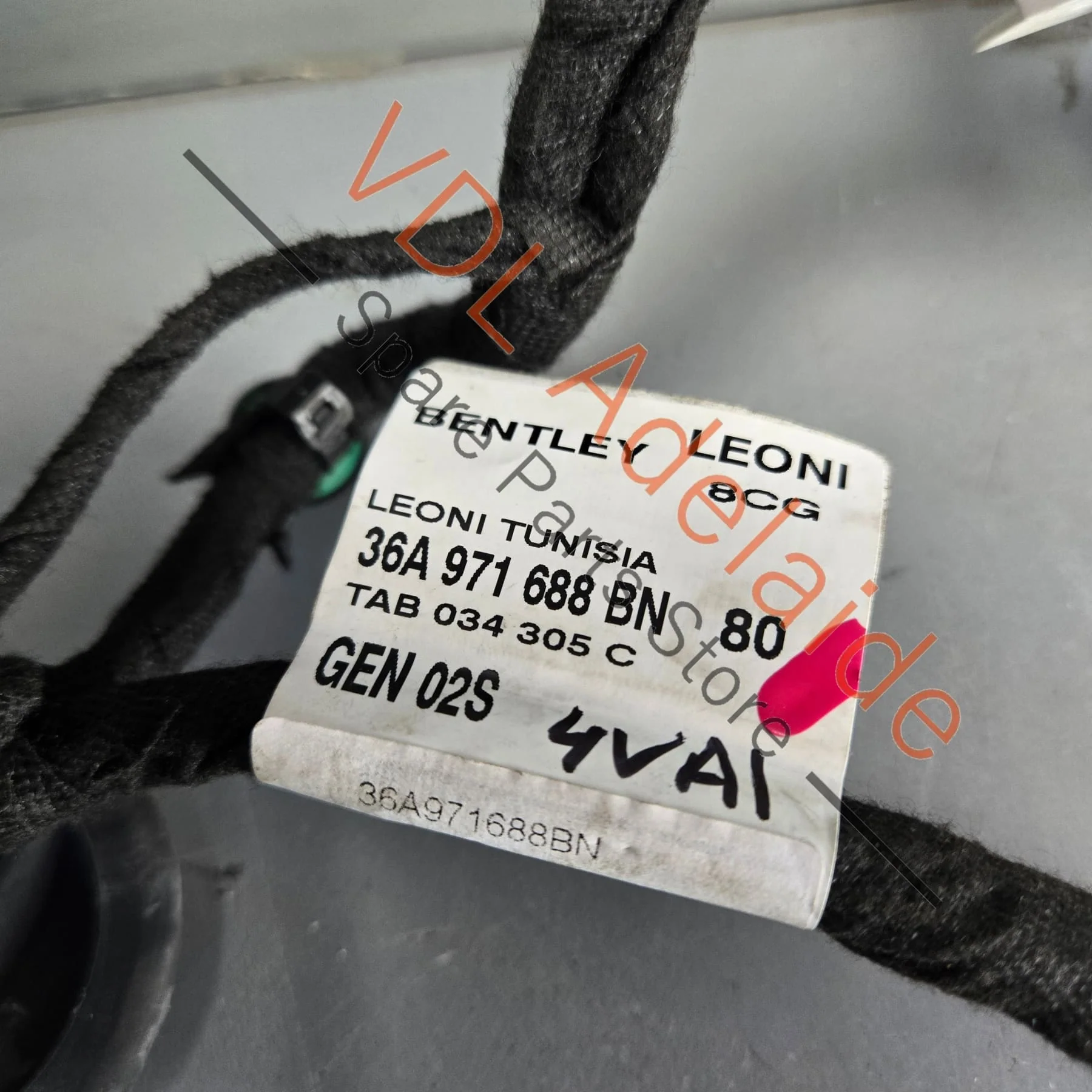 Bentley Bentayga Rear Right Drivers Door Wiring Harness Cable 36A971688BN 36A971688CG - Image 3