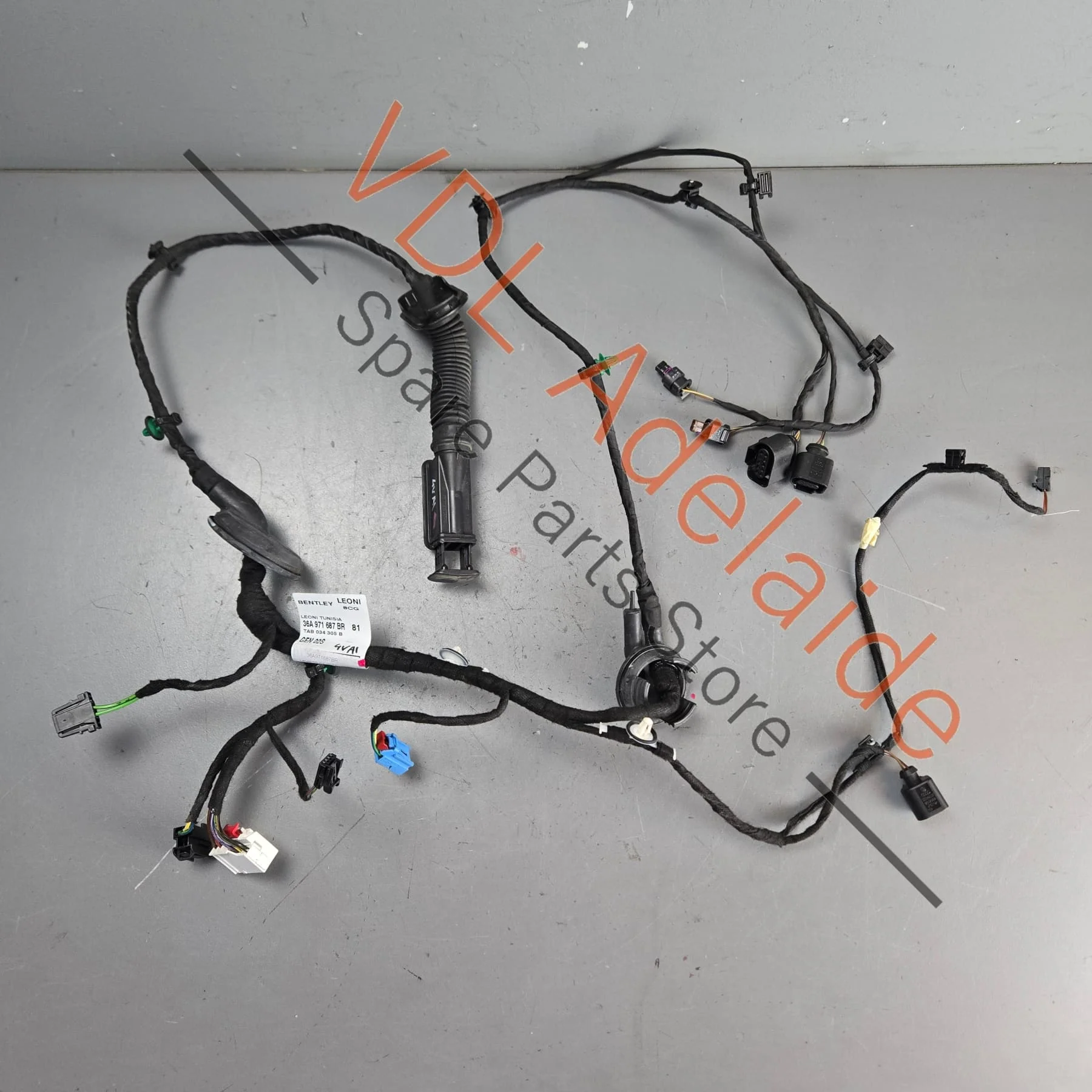 Bentley Bentayga Rear Left Drivers Door Wiring Harness Cable 36A971687BR 36A971687CG - Image 2