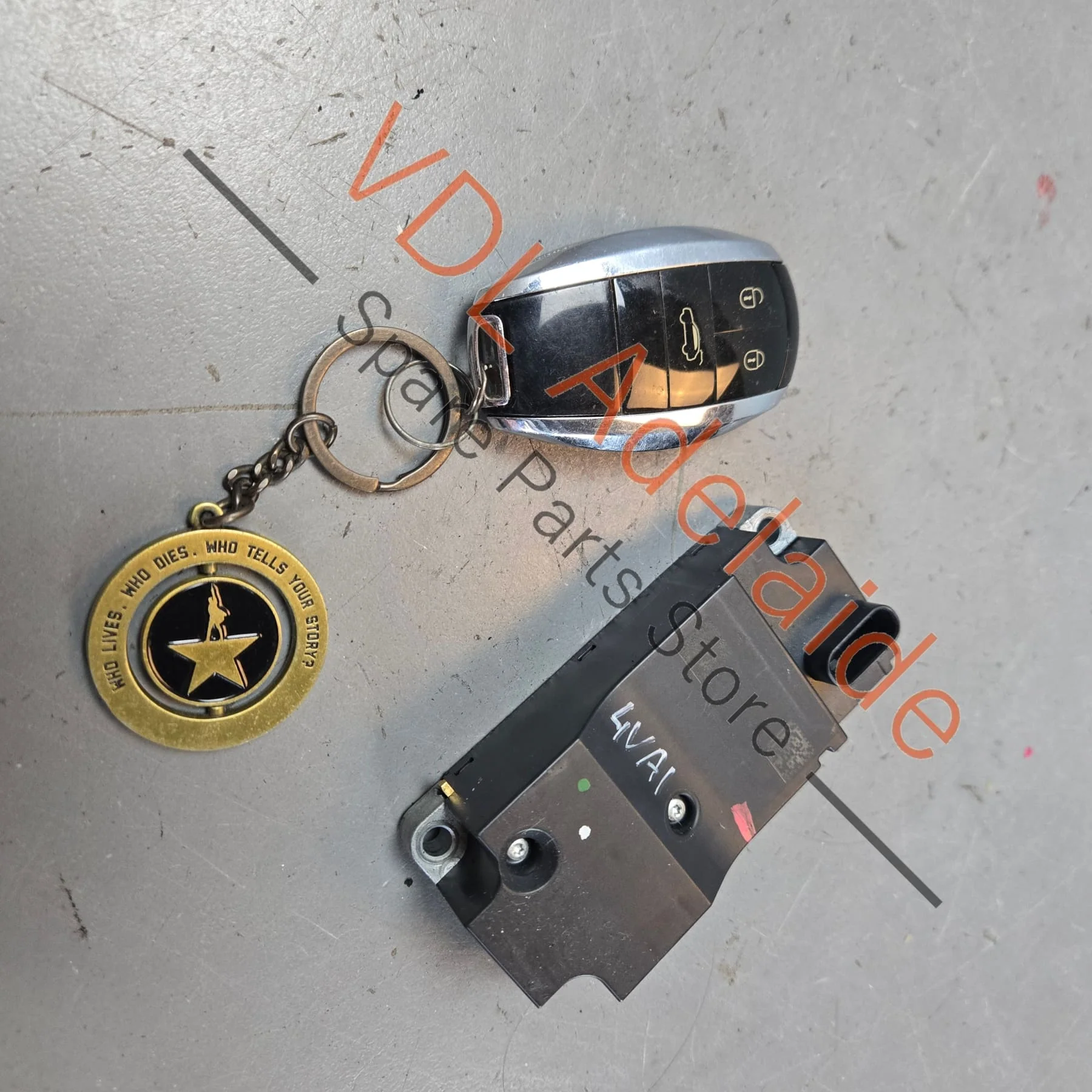 Bentley Bentayga Steering Column Lock and Matched Key Fob 3Q0905861A 36A959754 - Image 2