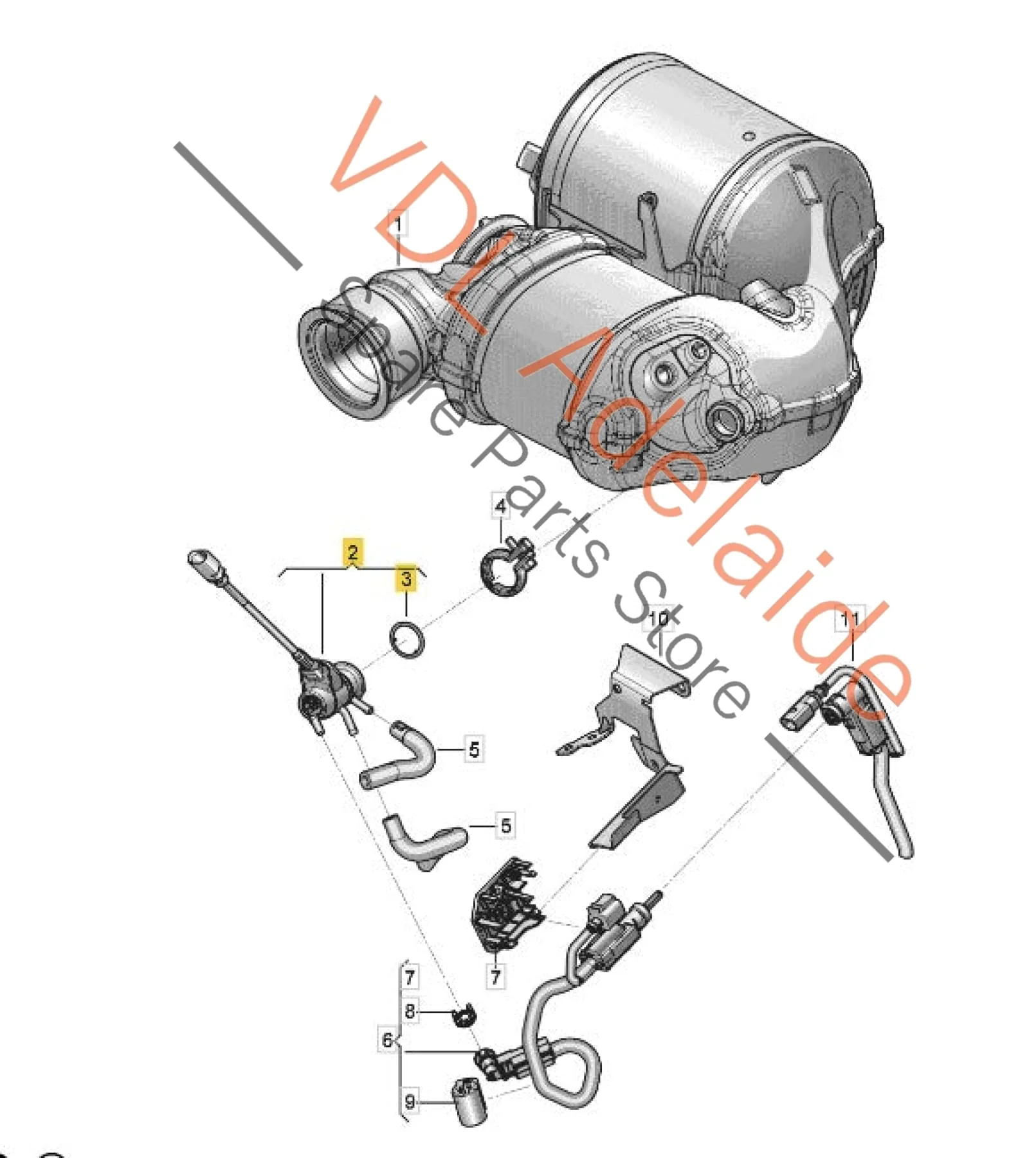Bentley Bentayga Audi Q7 Adblue Injector 4G0131113D - Image 2