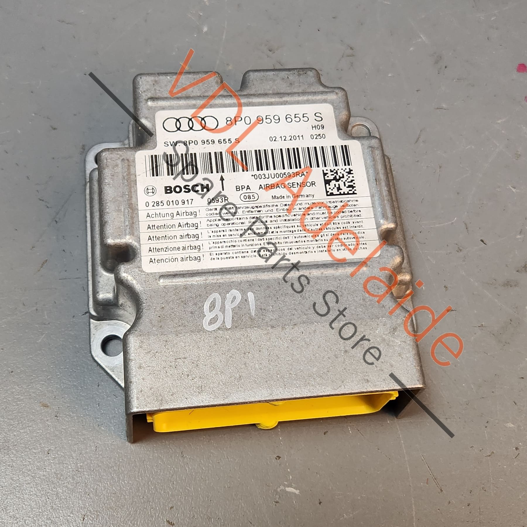 Audi S3 8P Airbag Control Module 8P0959655S